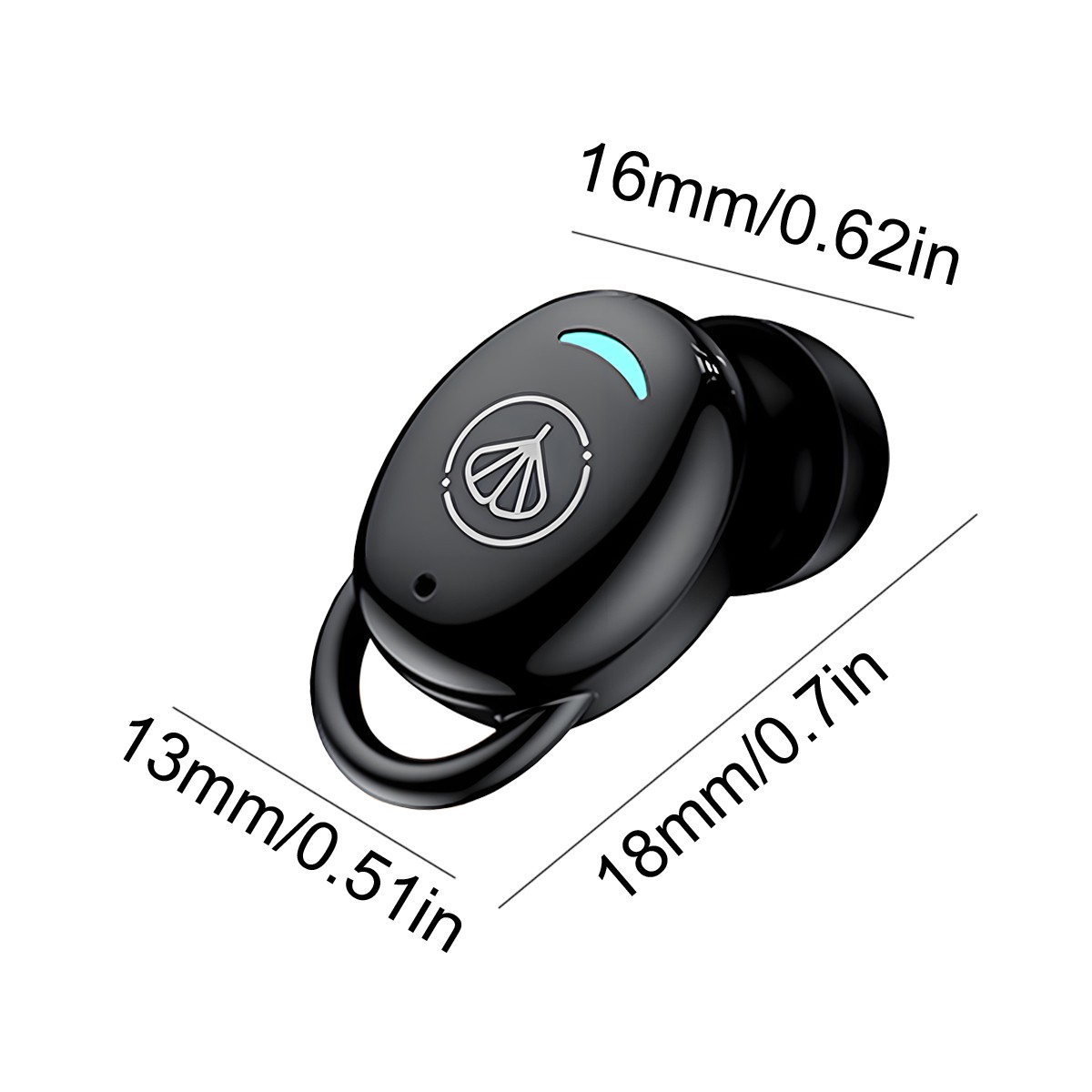 Pair Rechargeable Digital Invisible Hearing Aids Mini ITE Sound Voice Amplifier