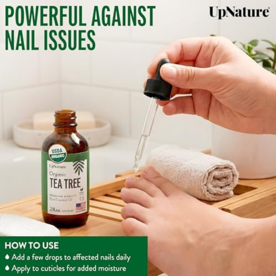Tea Tree Oil – 100% Pure USDA Certified Organic Tea Tree Essential Oils for Skin