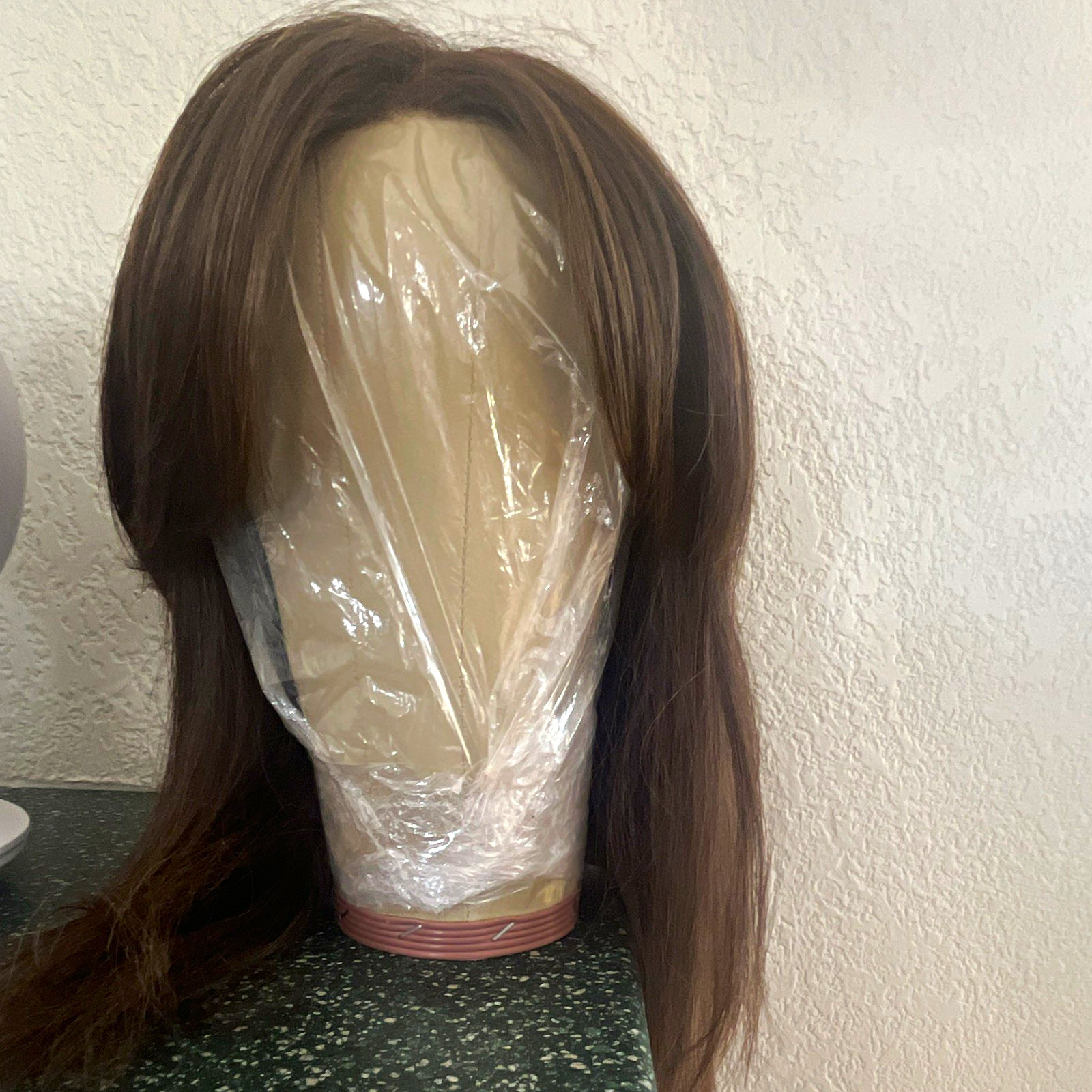 Raquel Welch Medium Brown Straight Layered Synthetic Wig Classic Cap C-Part