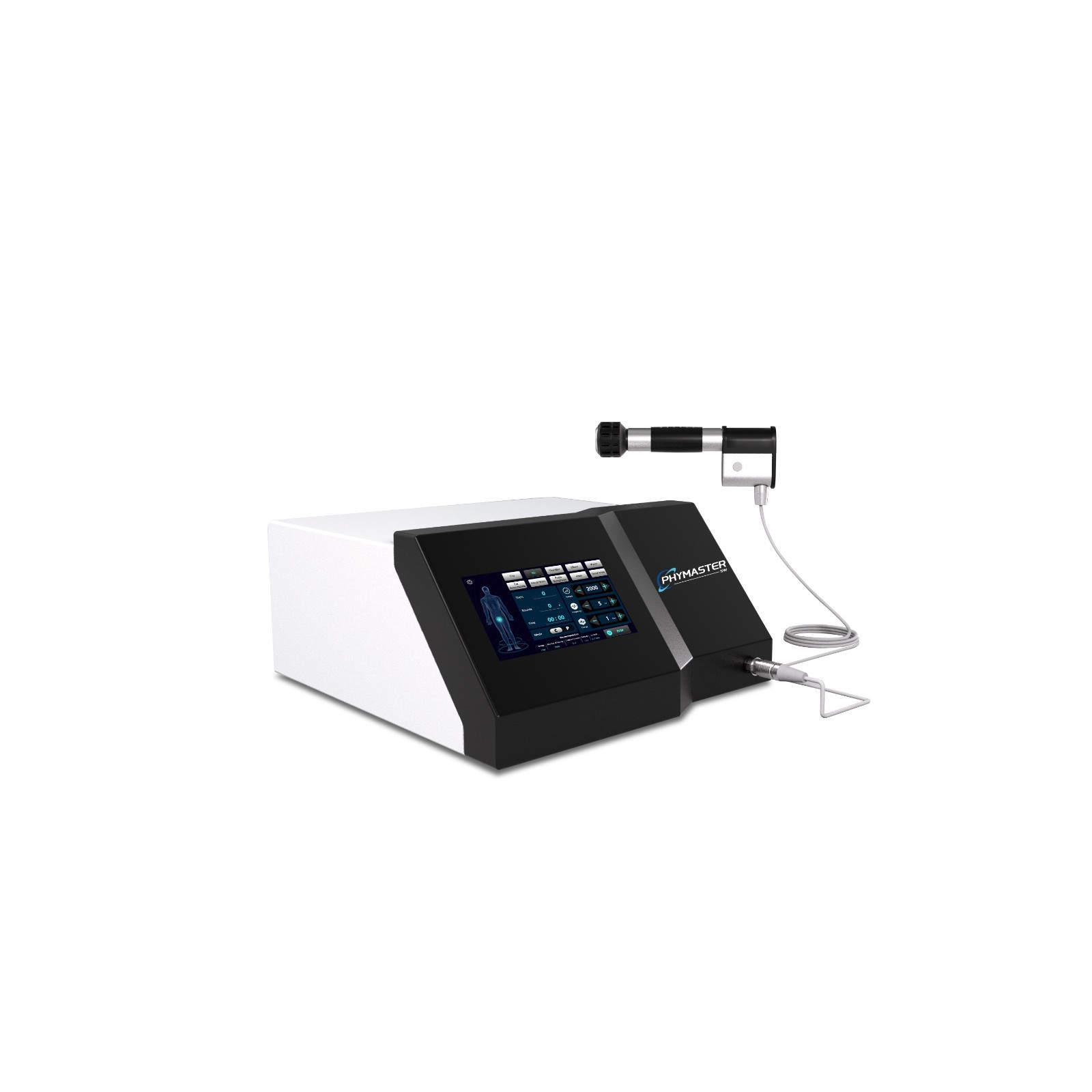 Pneumatic 10Bar ESWT Shock Wave Machine Physical Pain Relief Therapy US New