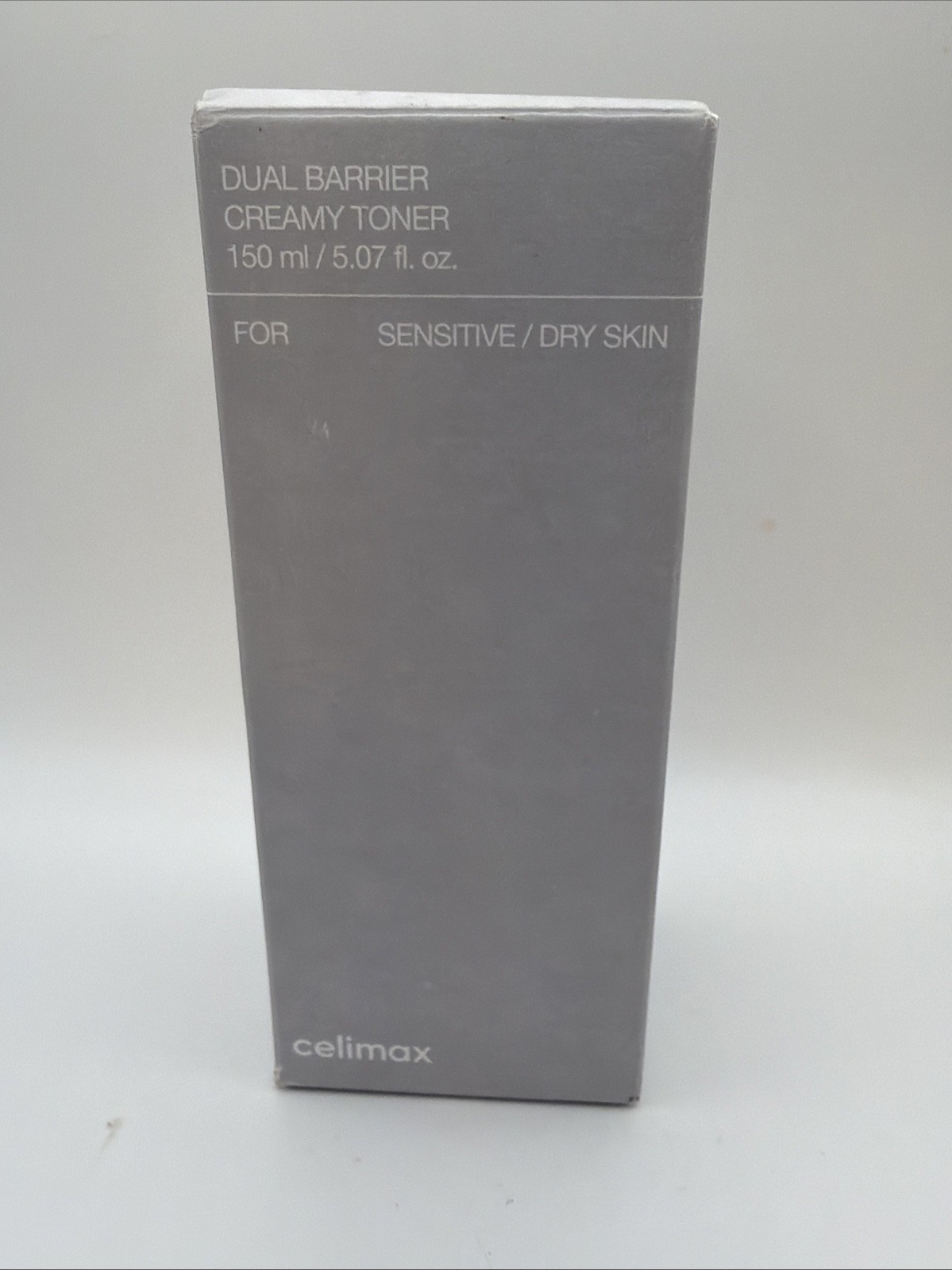 CELIMAX Dual Barrier Creamy Toner Sensitive/Dry Skin 5.07 fl oz 150 ml US SELLER