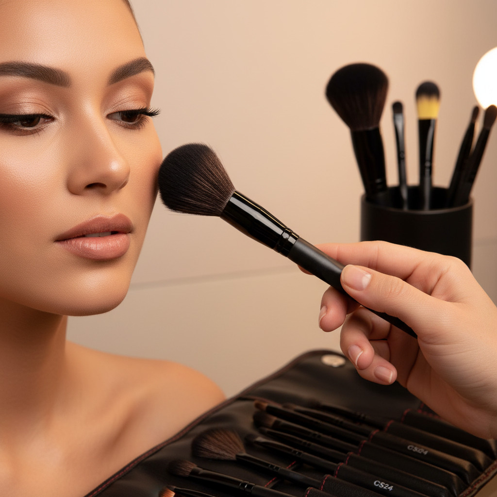 Crown Pro 24pc Ultimate Makeup Brush Set