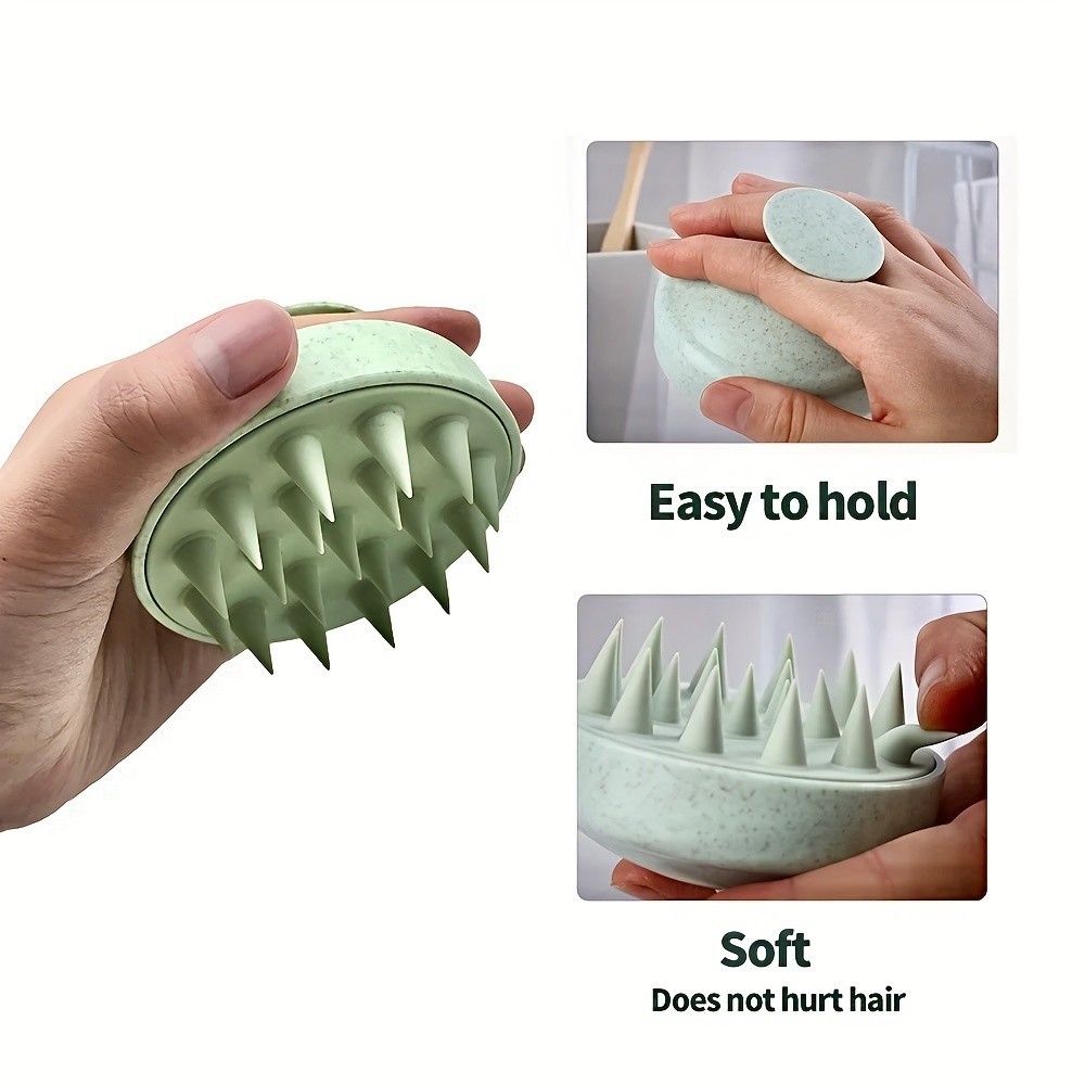 Relax RC Shower Relax Soft Rubber Hair Massage Brush (Foreign Shipping)