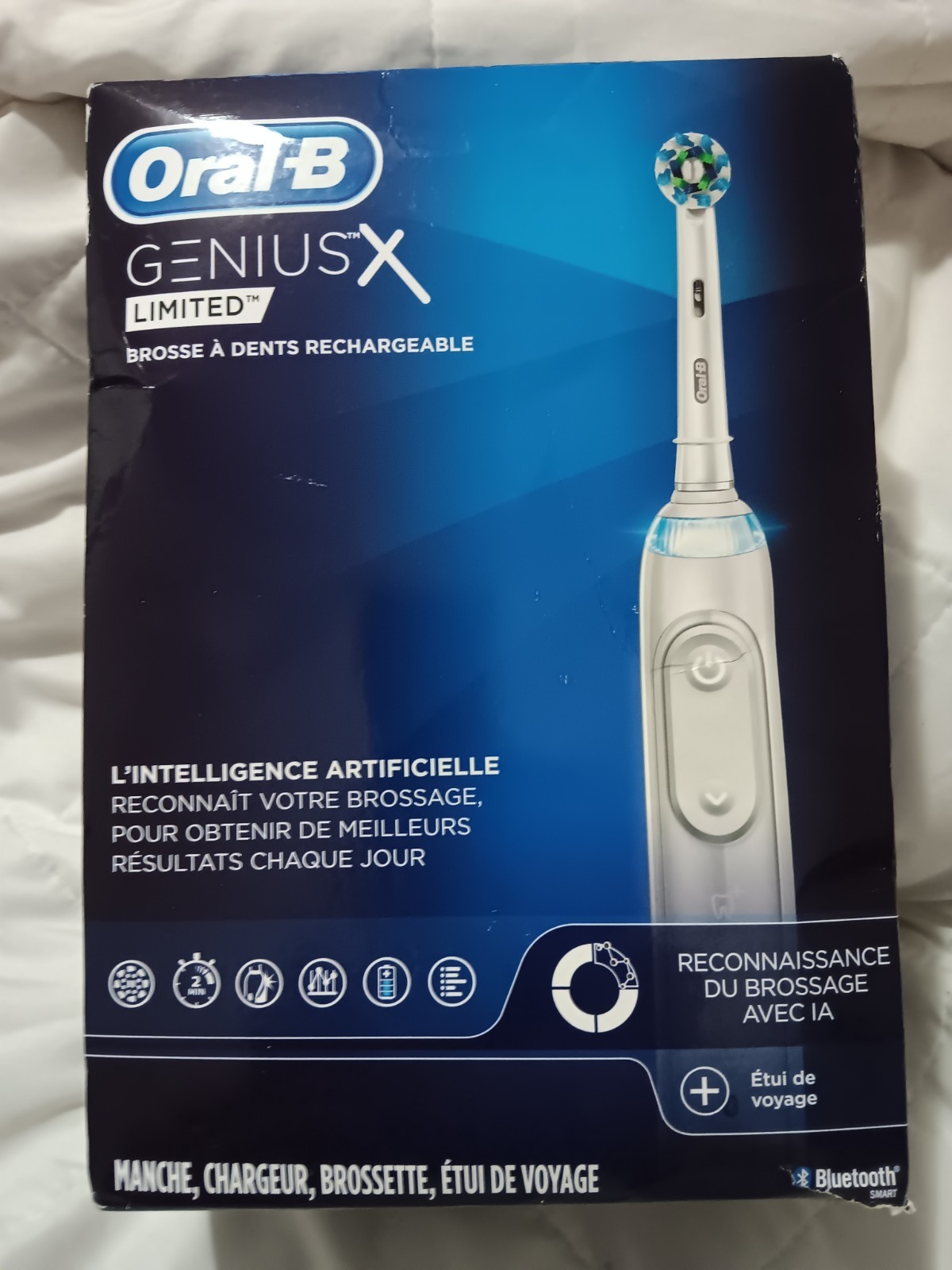 Oral-B Genius X LIMITED RECHARGEABLE ELECTRIC TOOTHBRUSH WITH 1 REPLACEMENT BRU