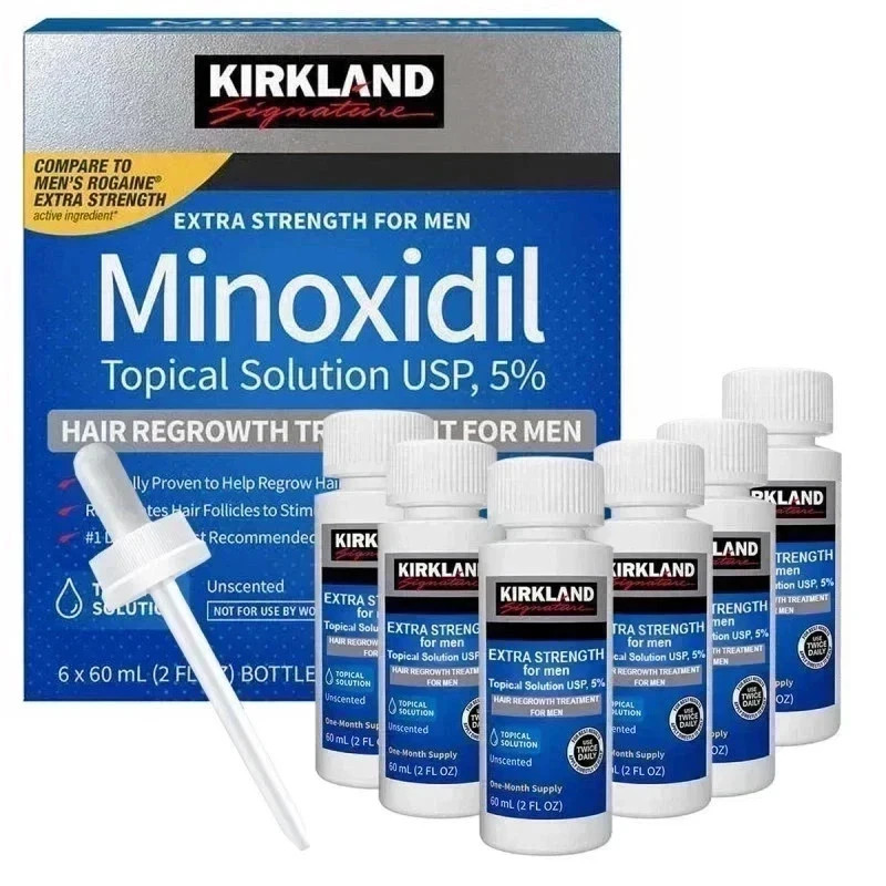 Kirkland Minoxidil 5% Extra Strength Men 6 Month Supply Hair Regrowth………..