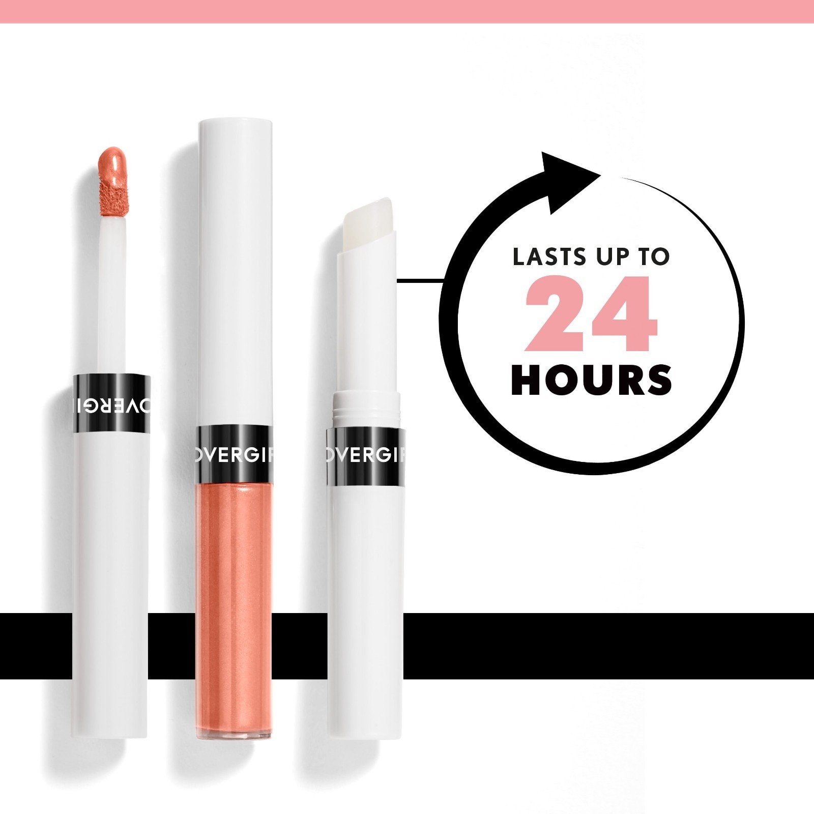 COVERGIRL Outlast All-Day Lipstick Always Rosy with Moisturizing Topcoat Always