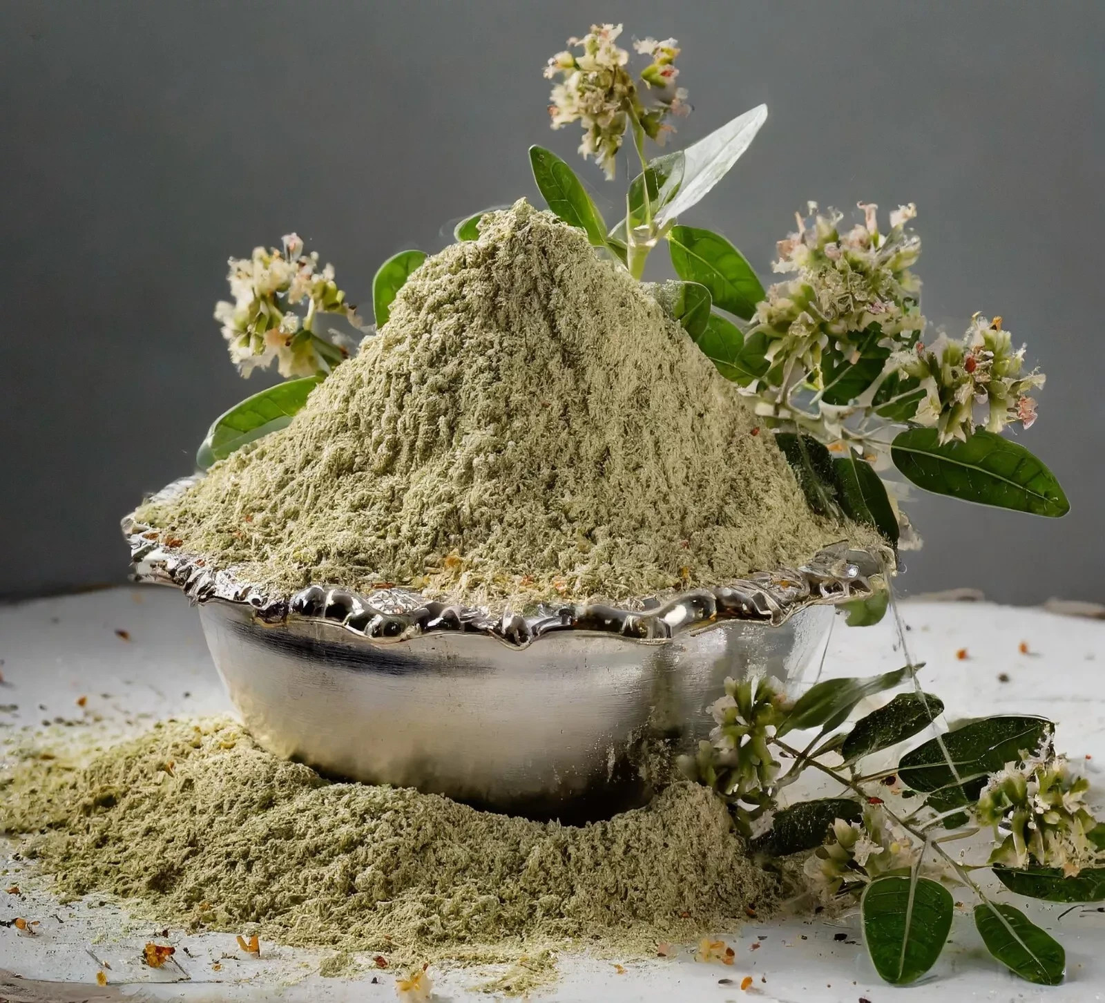 Bhringraj Powder Pure Organic Herbal for Hair Growth & Scalp