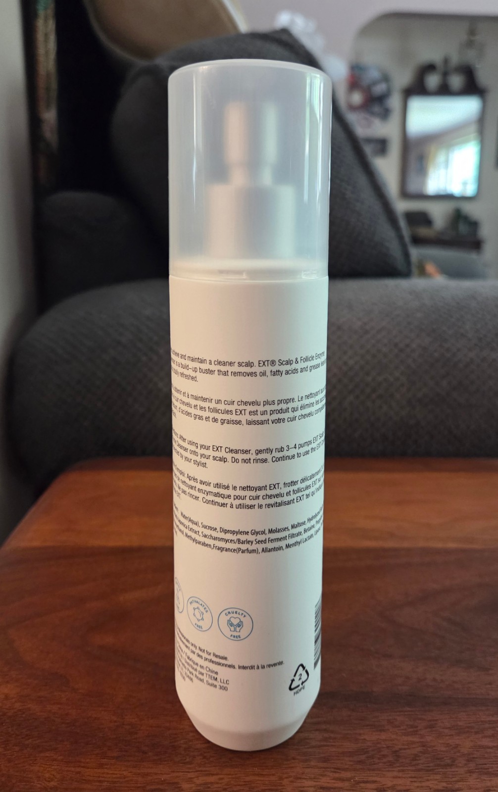 EXT Extreme Hair Therapy Scalp & Follicle Enzyme Cleanser for Hair Loss ~ NEW