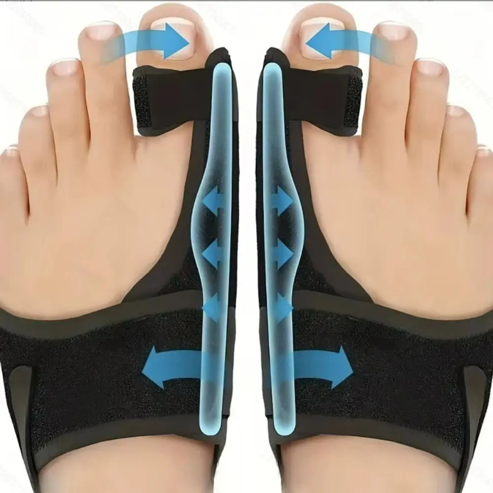 Ergonomic Bunion Corrector Adjustable Strap Reusable Toe Valgus Corrector