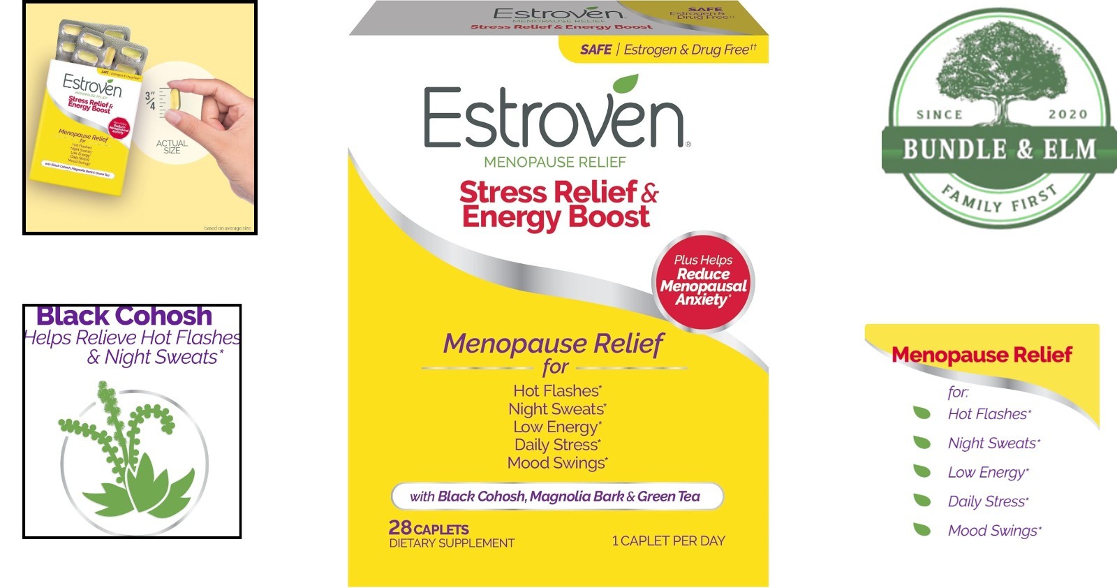 Clinically Proven Capsules for Menopause Relief: Stress and Energy Support