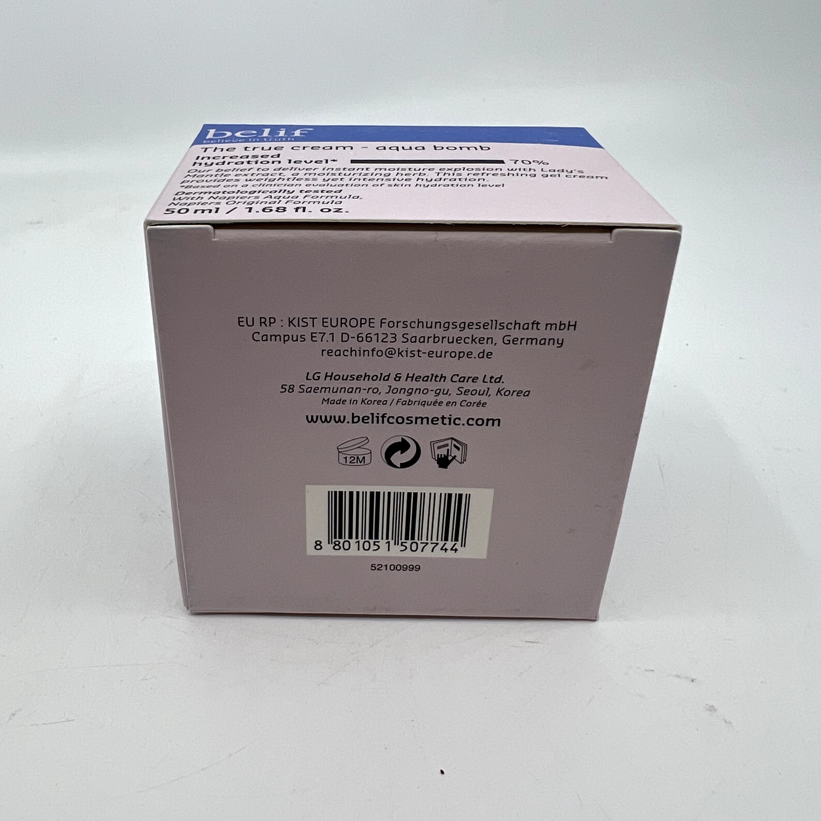 Belif the True Cream Aqua Bomb Moisturizer for Combination to Oily 1.68oz