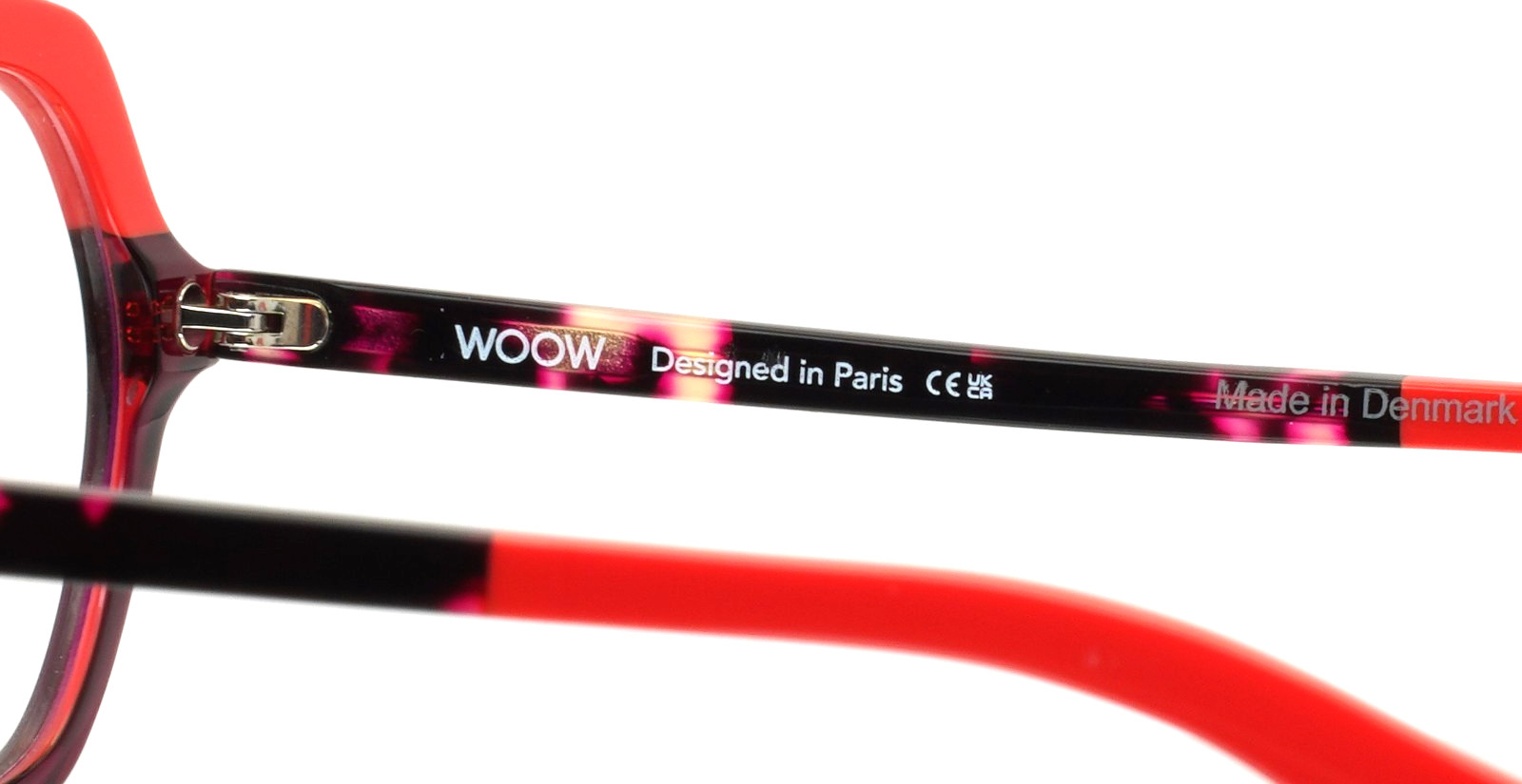 WOOW Show Up 2 2218 Bicolor Red and Pink Womens Eyeglasses 52-19-140 ‘AS-IS’