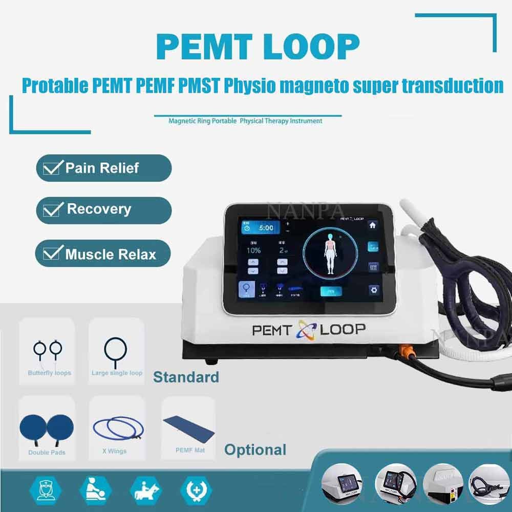PMST Loop EMTT PEMF Machine Physio Magnetic Therapy For Body Massage Pain Relief