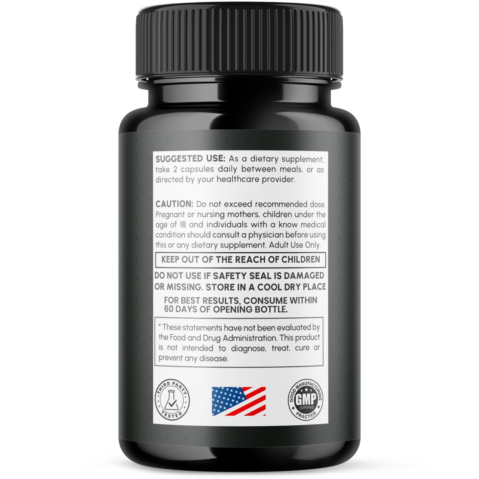 (1 Pack) Steel Power Advanced Male Health Support Supplement SteelPower 60 Caps