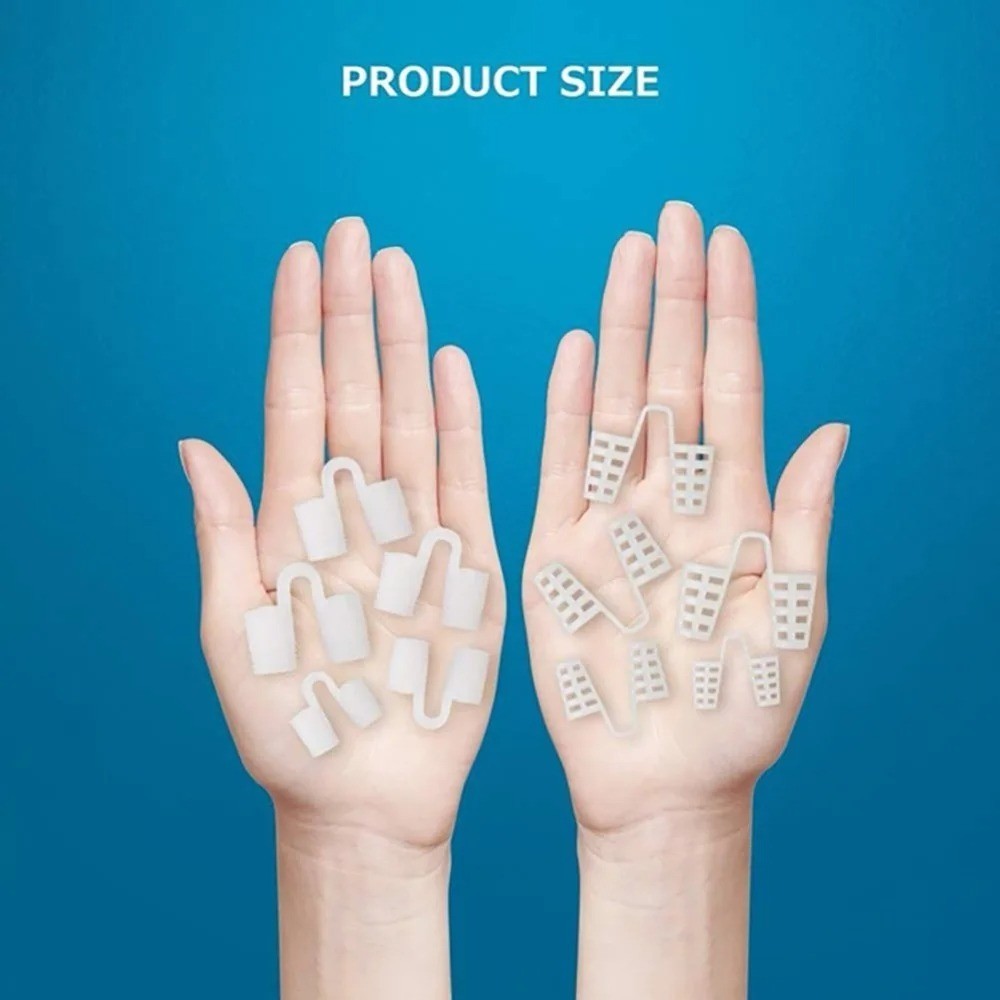 8Pc Silicone Anti-Snoring Nose Vents Snore Stopper Dilators for Better Sleep
