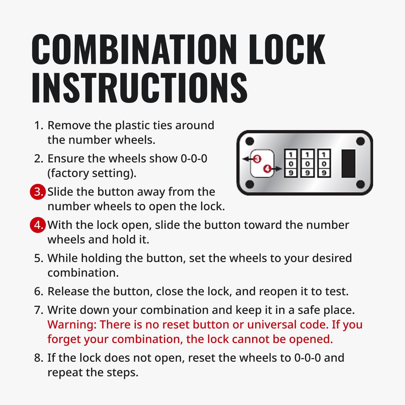 Secure Locking Medicine Box with Combination Lock – Metal Safe for Pills & Valua
