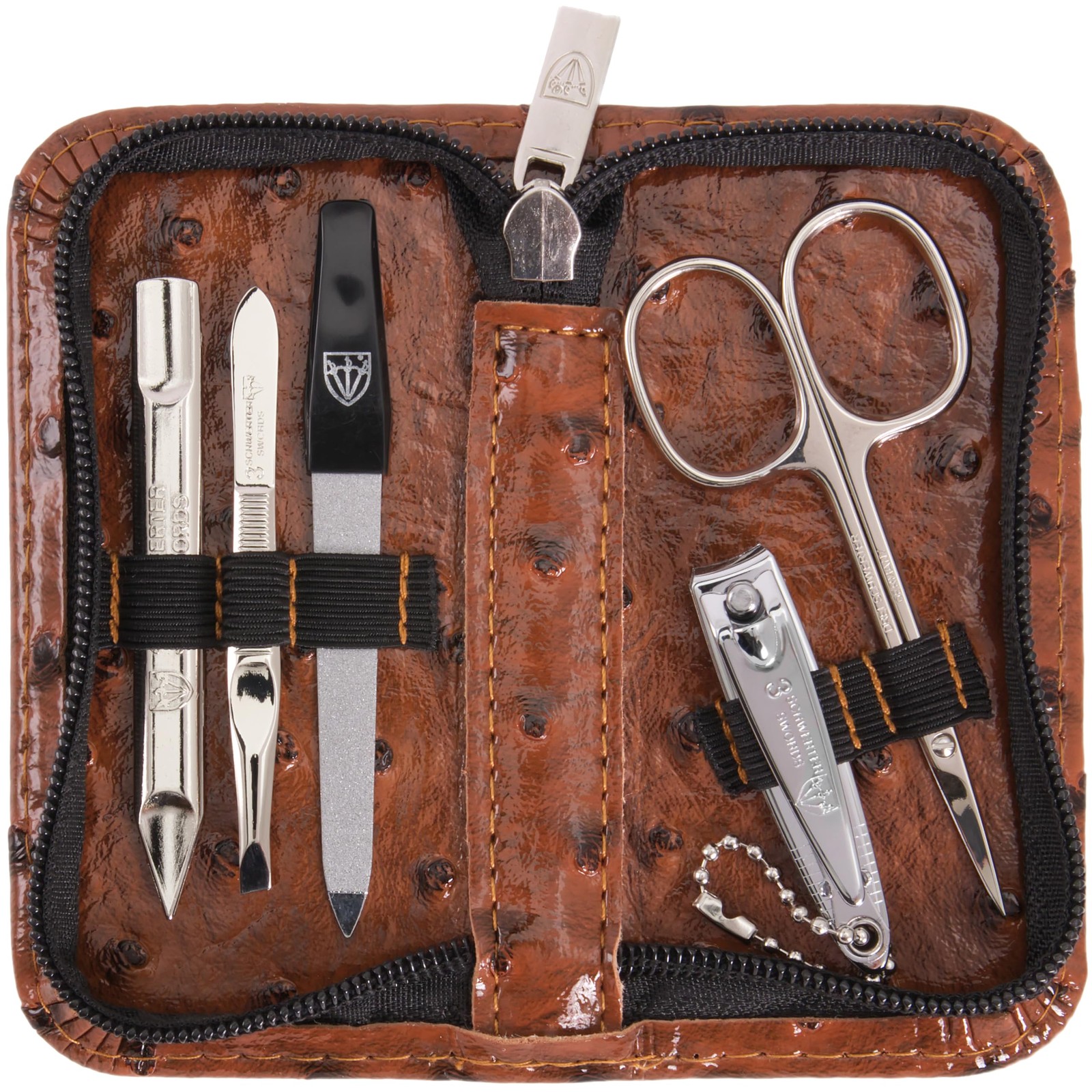 3 Swords Germany – Brand Quality 5 Piece Manicure Pedicure Grooming Kit Set