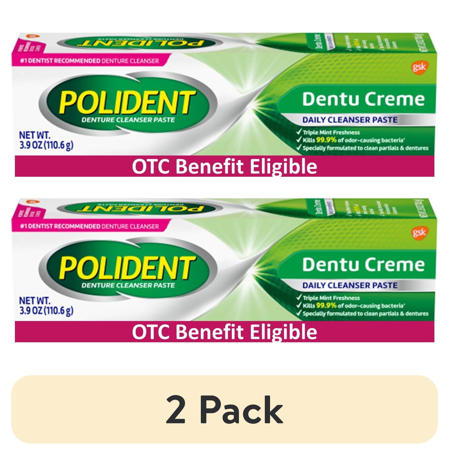 Adhesive Paste for Denture Cream and Partials Cleaning,Triple Mint Freshness