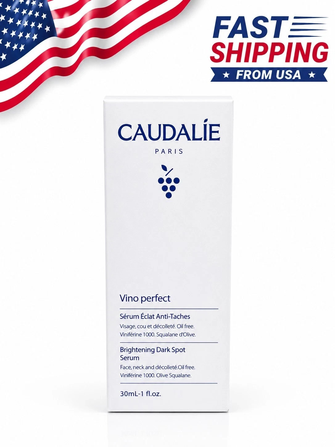 Caudalie Vinoperfect Brightening Dark Spot Serum 1oz free ship in 7 days