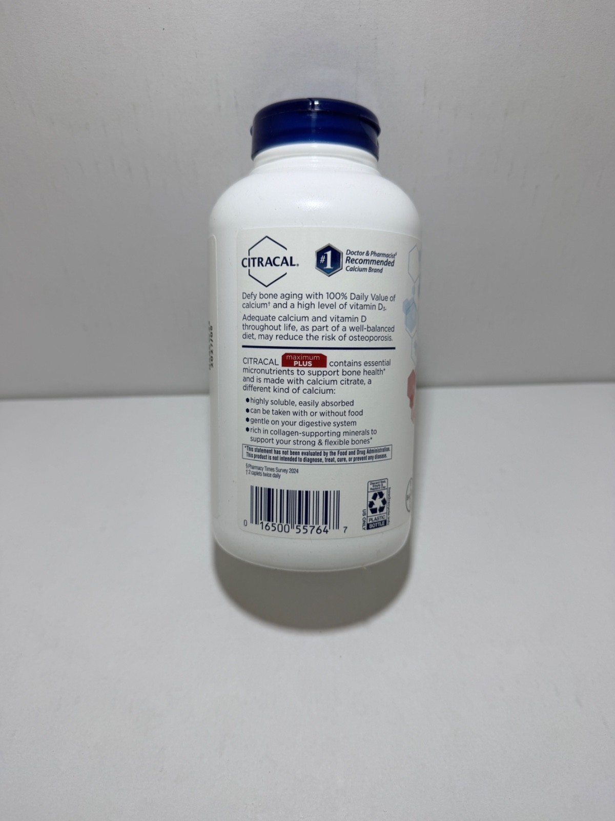 Citracal Maximum Plus Calcium Citrate + D3 280 Caplets FREE SHIPPING