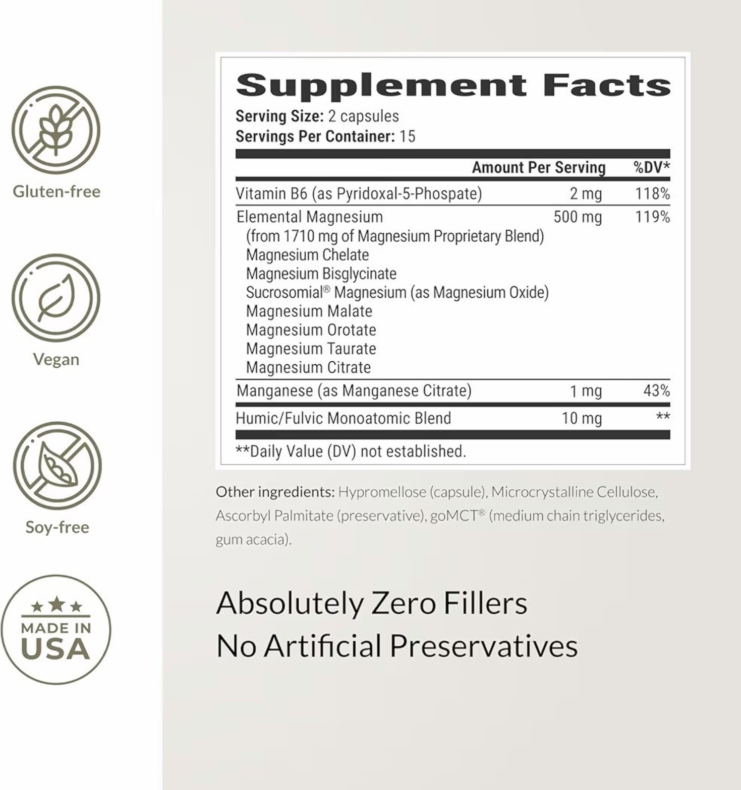 Bioptimizers Magnesium Breakthrough all 7 essential forms, 60 capsules