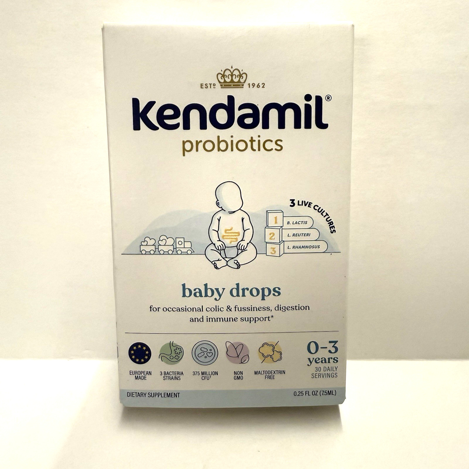 Kendamil Probiotics Baby Drops 0-3 Years 30 Packets Exp 10/14/2026