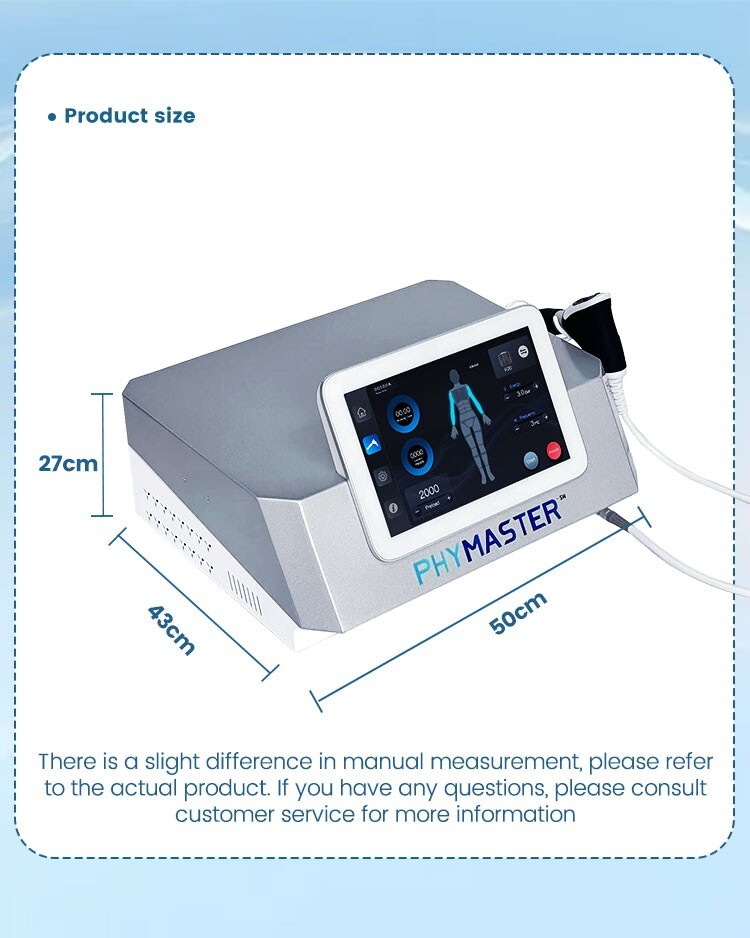 ESWT Shockwave Therapy Machine With 7 Heads ED Treat Pain Relief Massager