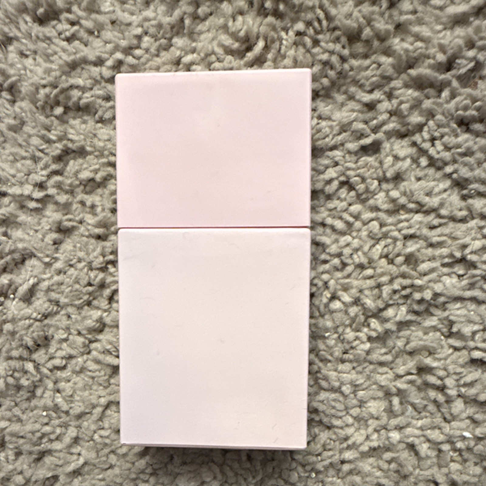 Pink & White Rectangular Fragrance Bottle and Storage Case Holder