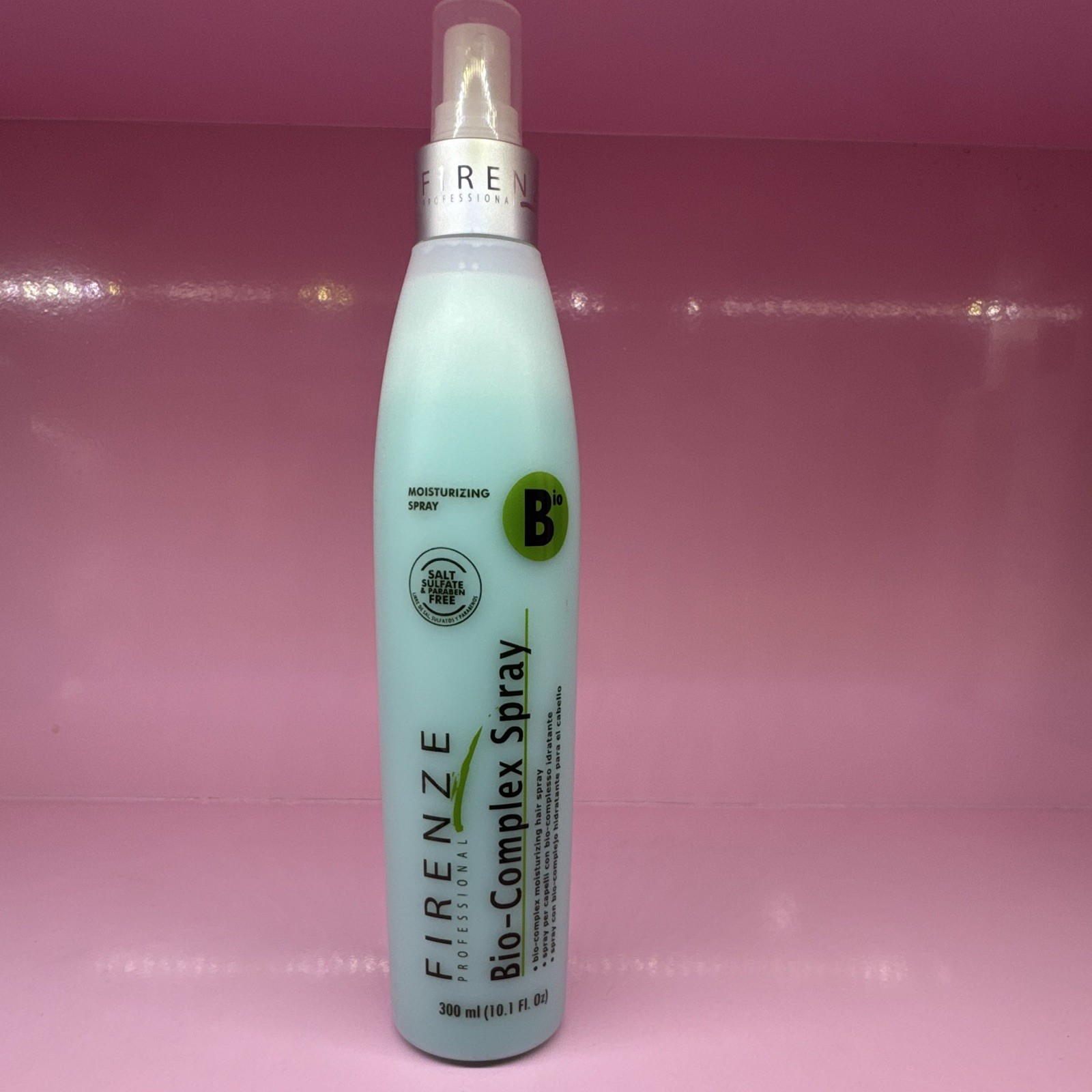 Firenze Professional Bio-Complex Moisturizing Hairspray Salt/Sulfate-Free 10.1