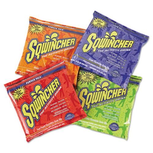 Sqwincher 016044AS_40 Powder Pack Drink Mix Assorted 23.83 Oz