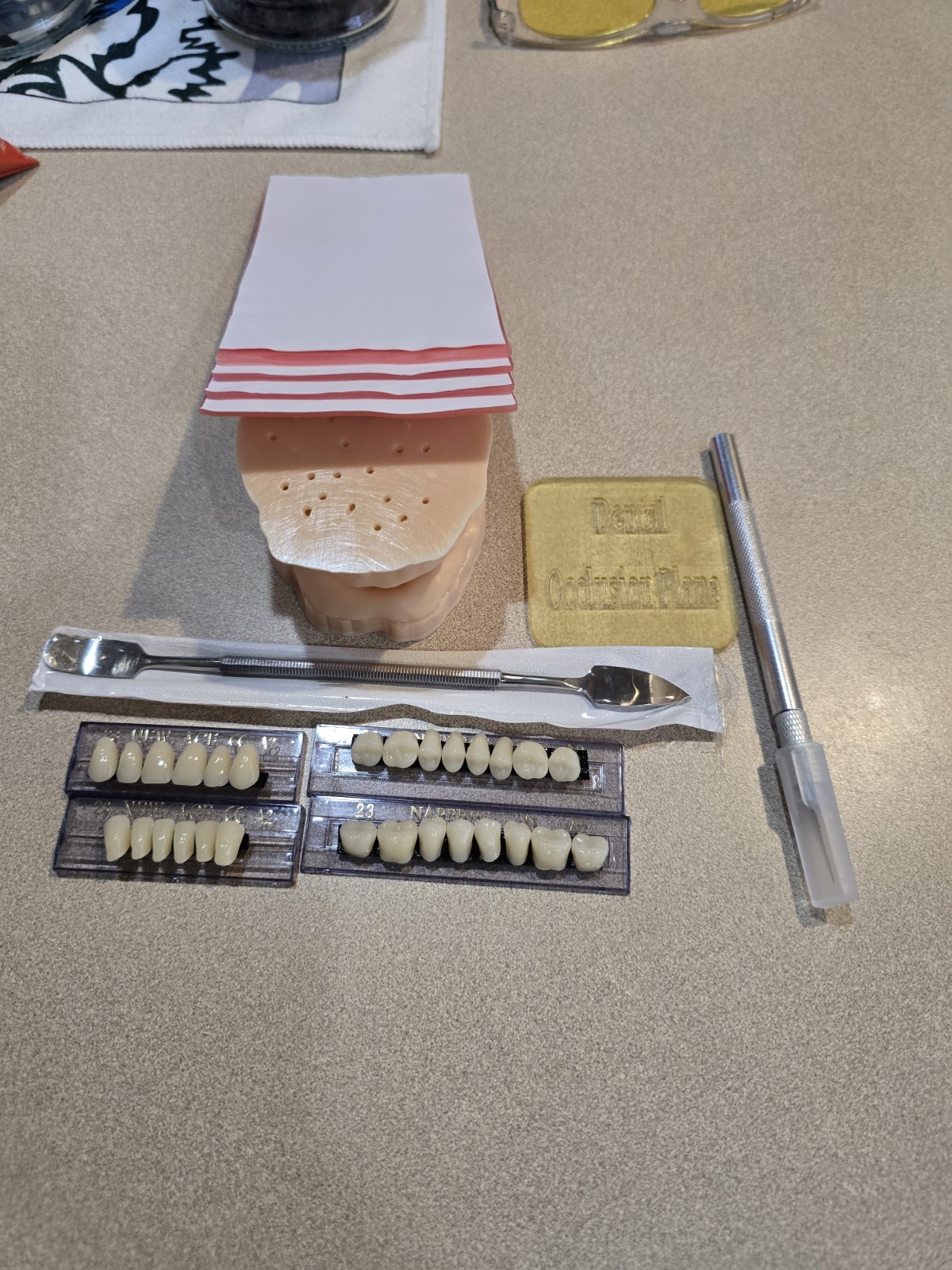 🦷 DIY FULL DENTURE SETUP KIT – For Bench Test are home Fun setup. 🦷