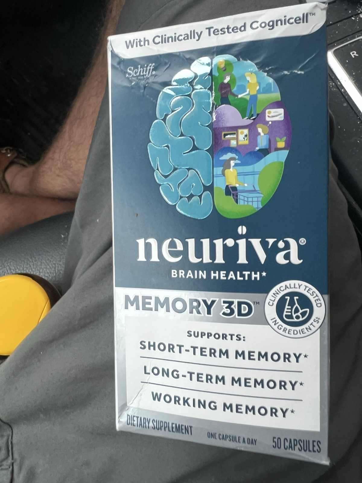 Neuriva Brain Health Memory 3D Supplement 50 Capsules, Exp. 09/2027