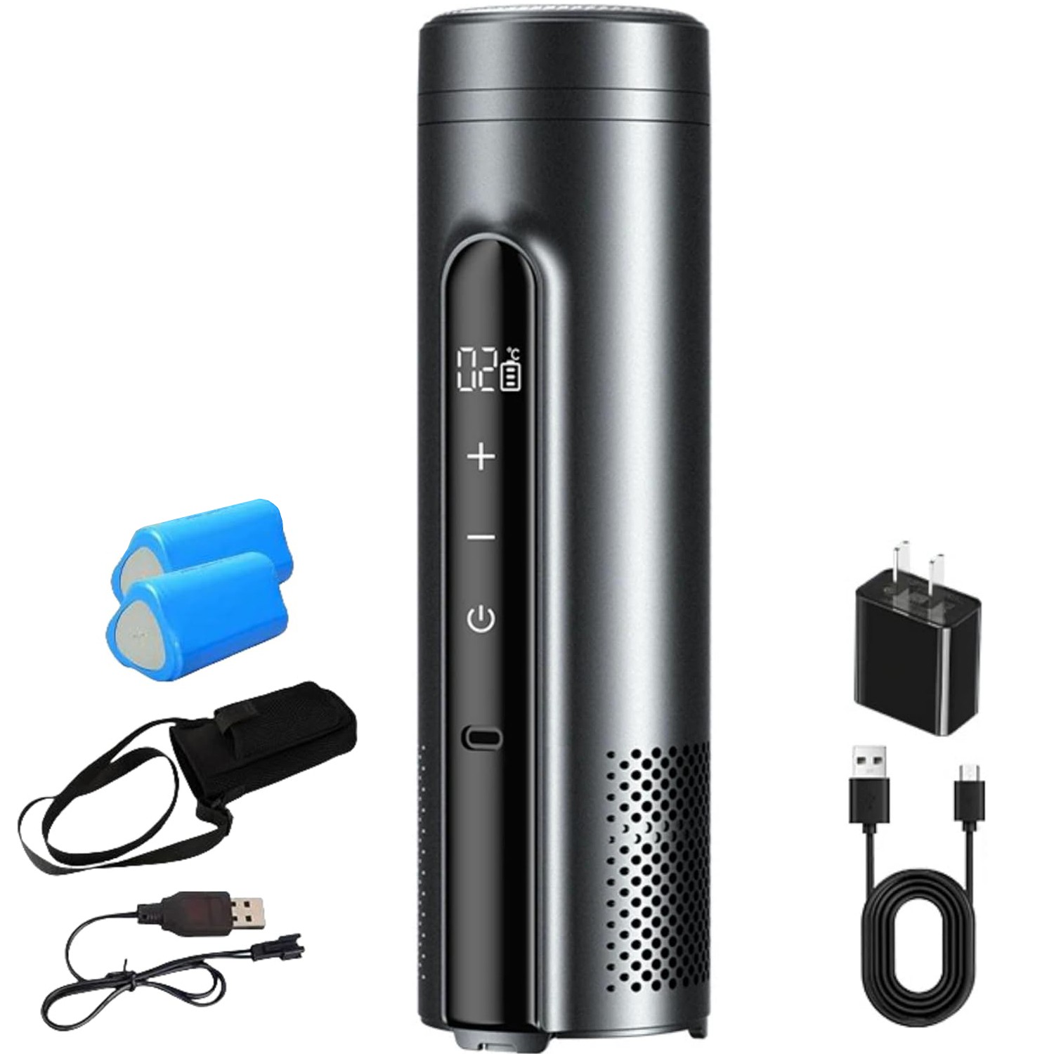 Portable Insulin Cooler Case with LED Display & Rechargeable Battery 0-18°C