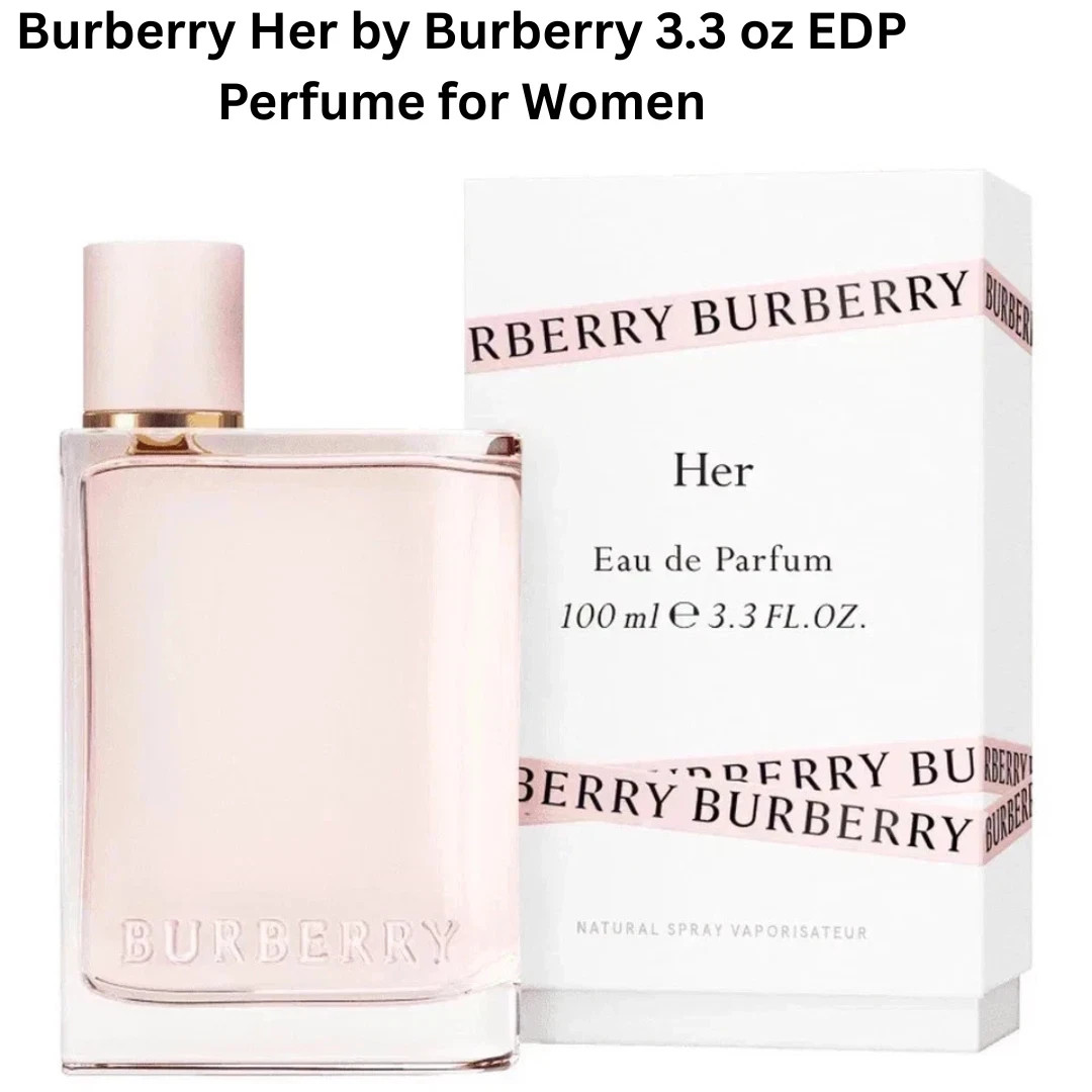Burberry Her Women Eau de Parfum EDP Spray 3.3oz 100ml New Sealed Box USA