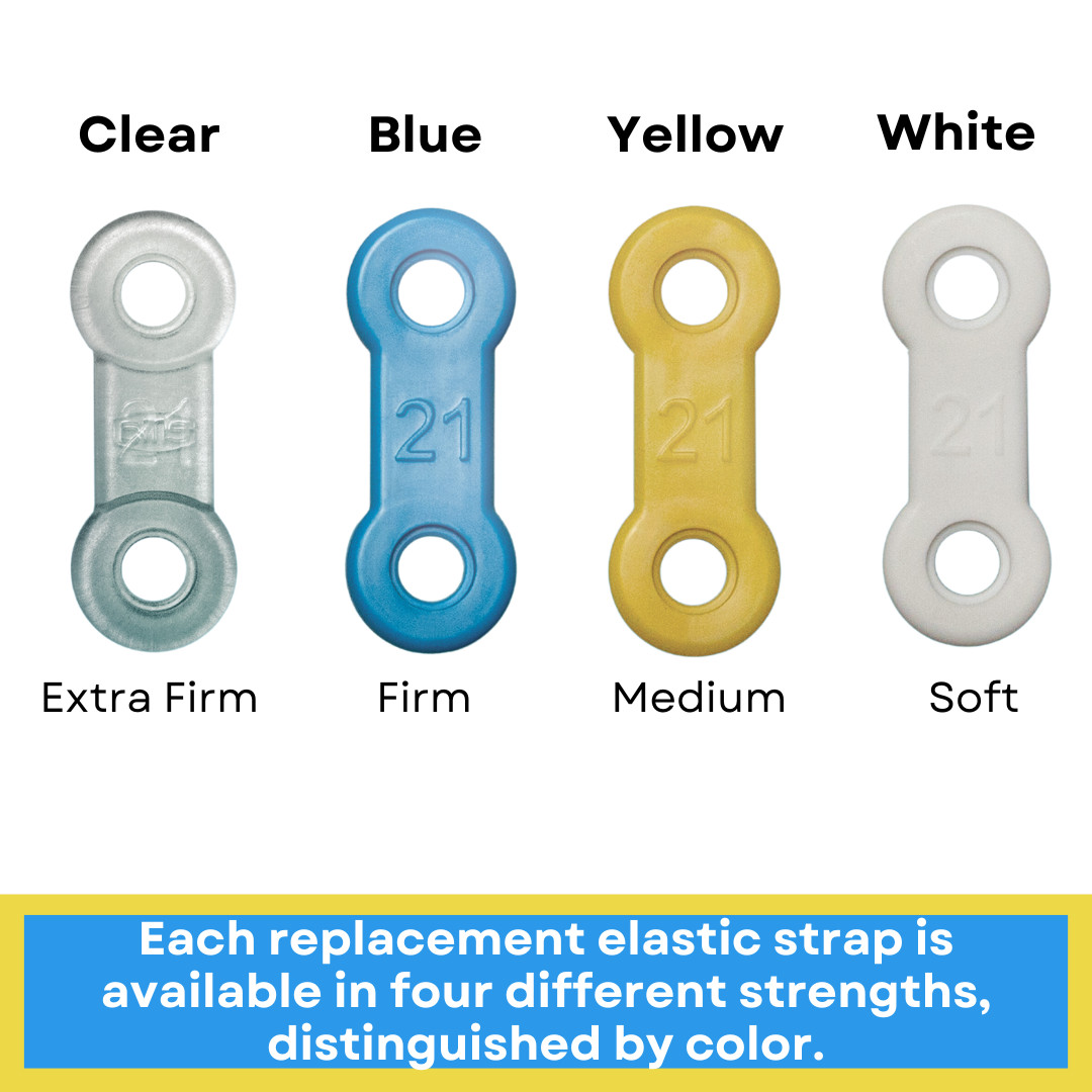 EMA Anti-Snoring Device REPLACEMENT STRAPS – 100% Latex Free, All Sizes/Lengths