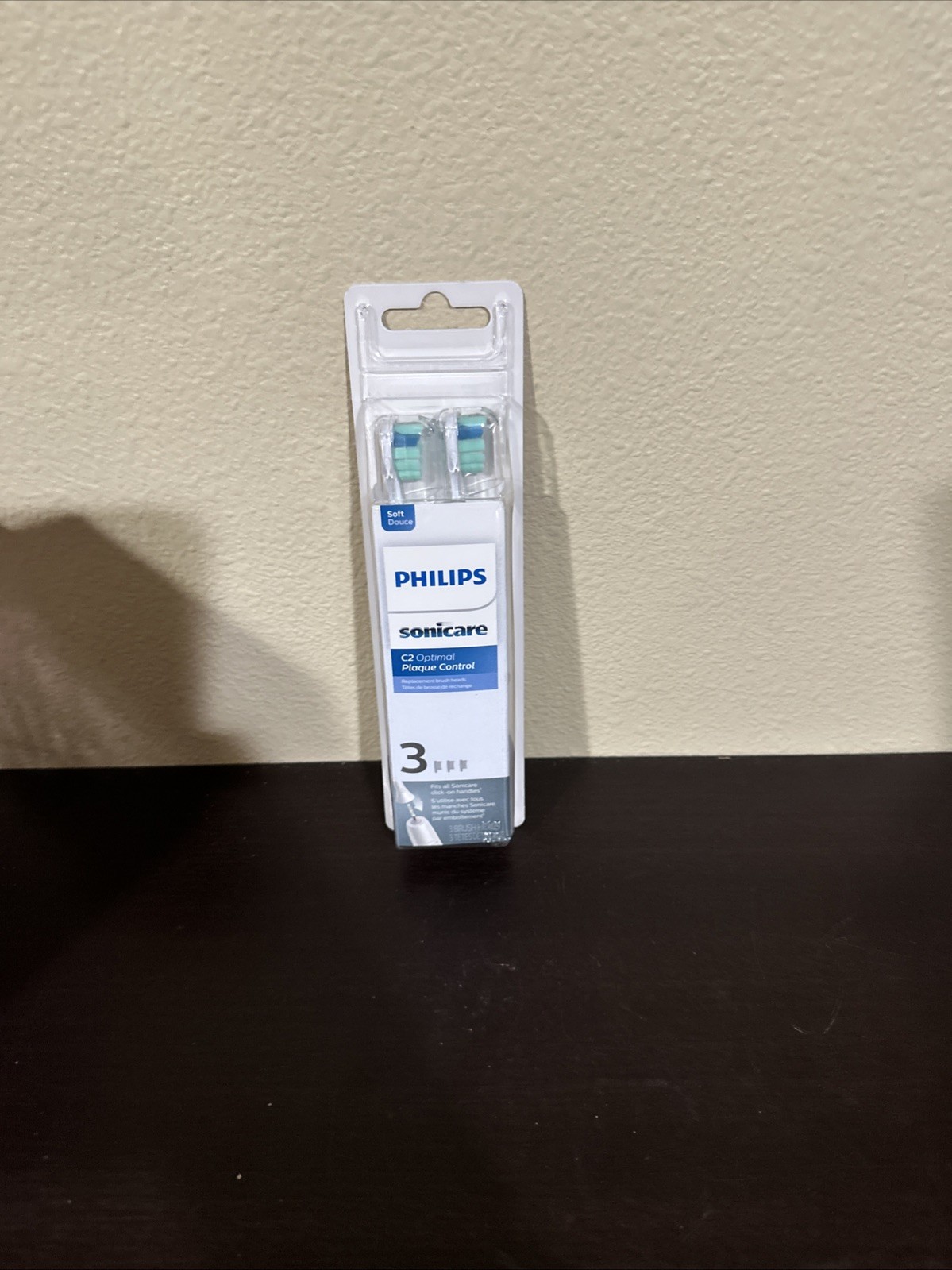 3pk Philips Sonicare Genuine C2 Optimal Plaque Control Toothbrush 3 Heads