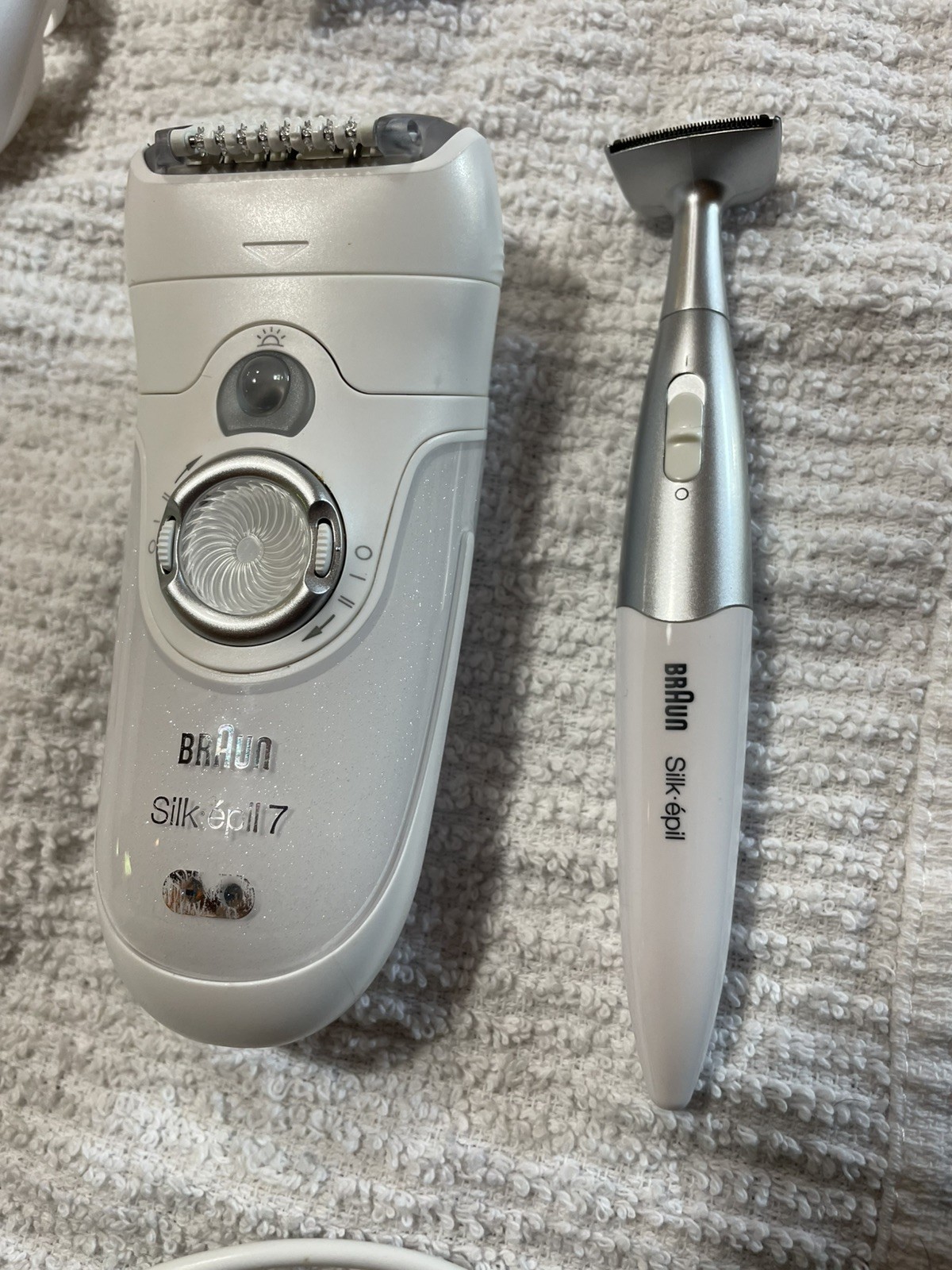 Braun Epilator Silk-épil 7. Hair Removal system Tested Working