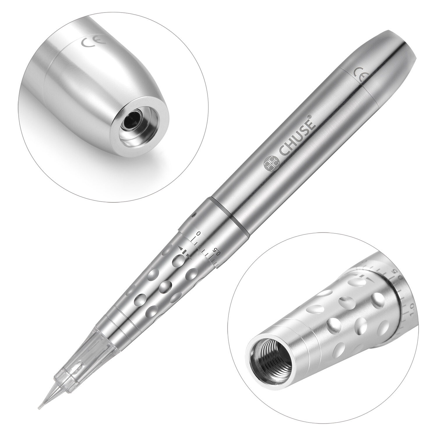 CHUSE Permanent Makeup Machine Pen Tattoo Cartridge Needles Kit C18 Classic 12V