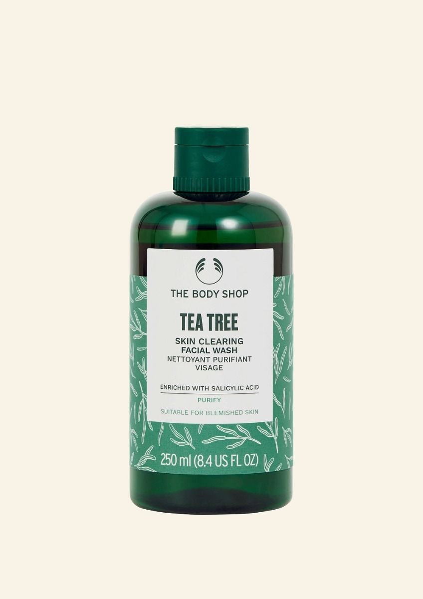 The Body Shop Tea Tree Skin Clearing Facial Wash| Purifying Cleanser Care | 300g