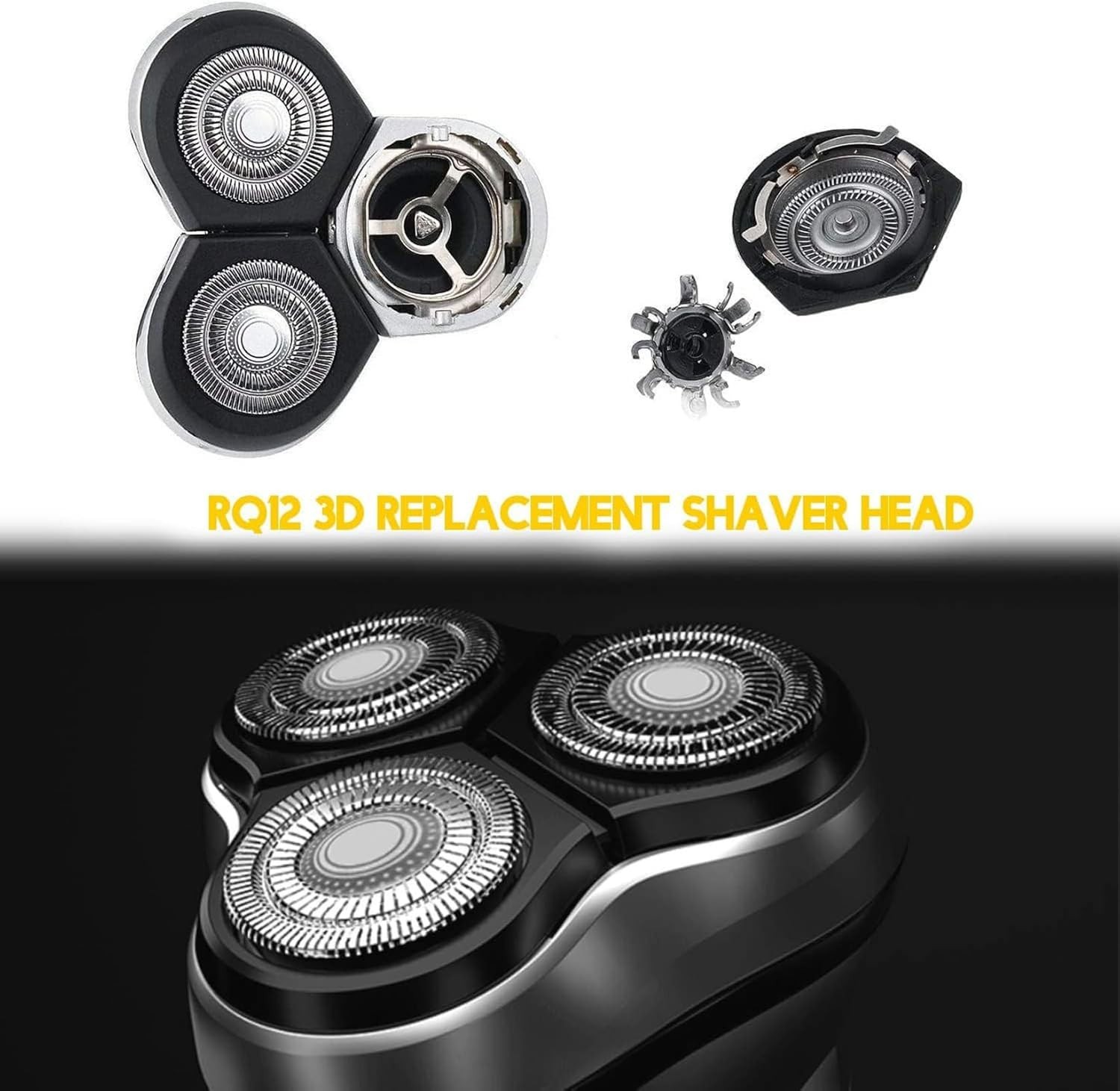 RQ12 Replacement Shaver Head Compatible with Philipss Norelcos RQ11 RQ10 Sens…