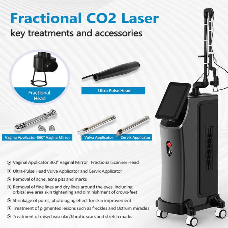 Skin Tightening Laser Co2 Fractional Laser Machine Skin Scar Removal Renewal