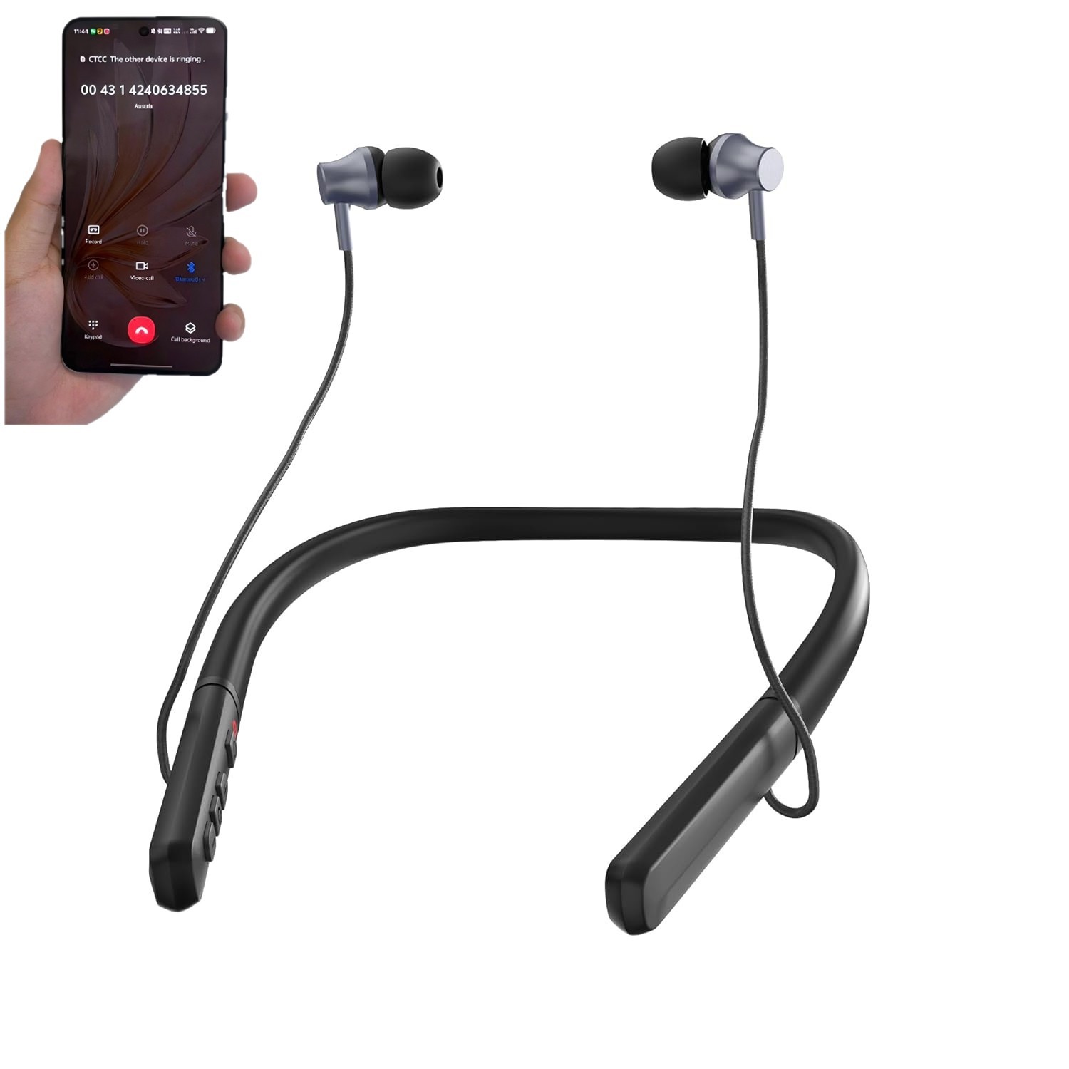 Neckband Hearing Aids Bluetooth APP For Seniors Adults Hearing Loss Amplifier