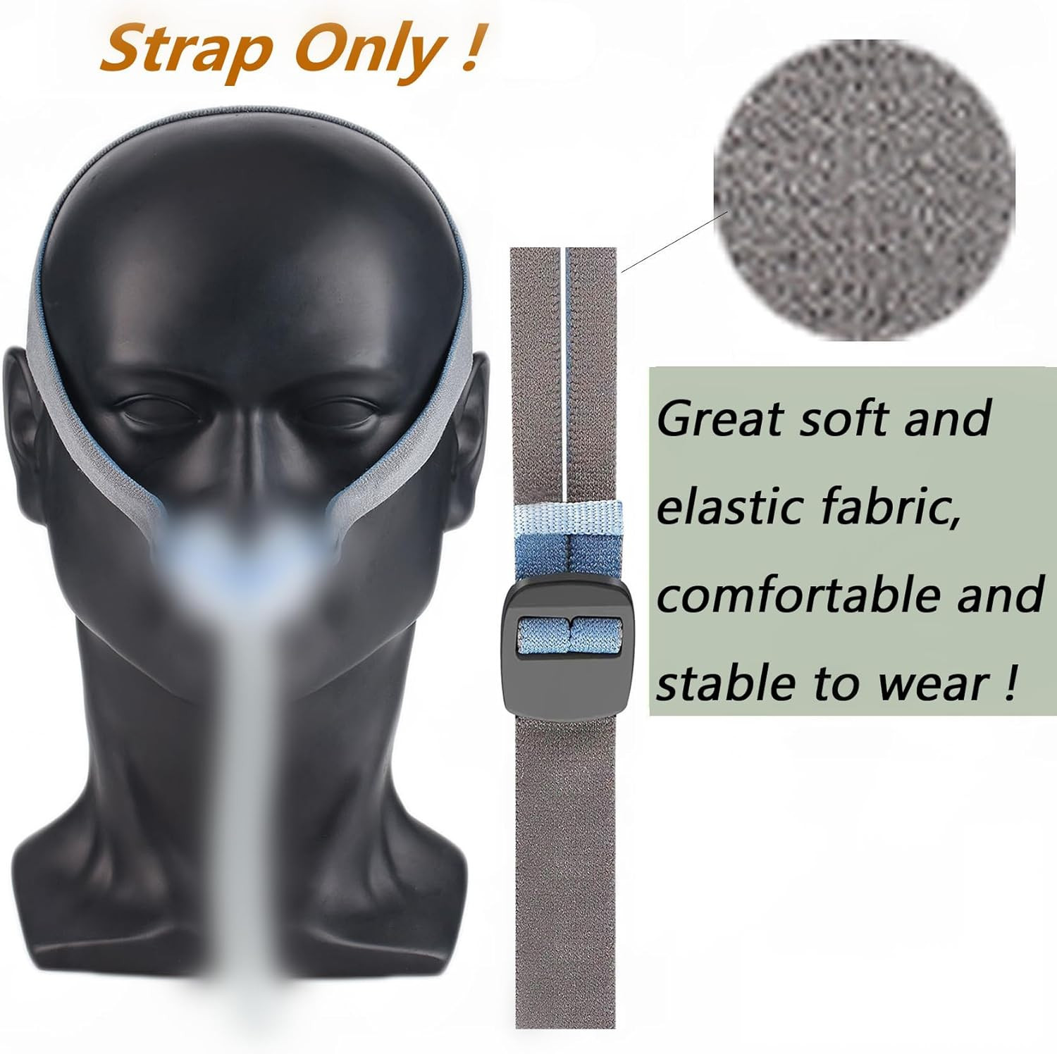 1 Pcs Upgraded Advanced Replacement Headgear Strap Fit for Resmed Airfit P10/N30