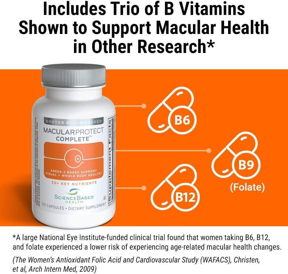 MacularProtect AREDS 2 + Multivitamin, 120 Ct – Vision & Whole Body Support