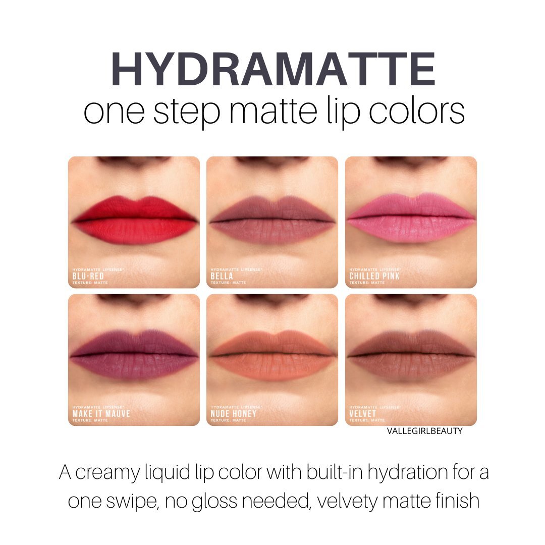 Authentic LipSense, hydramatte full size long lasting liquid lip color, $1 Ship!