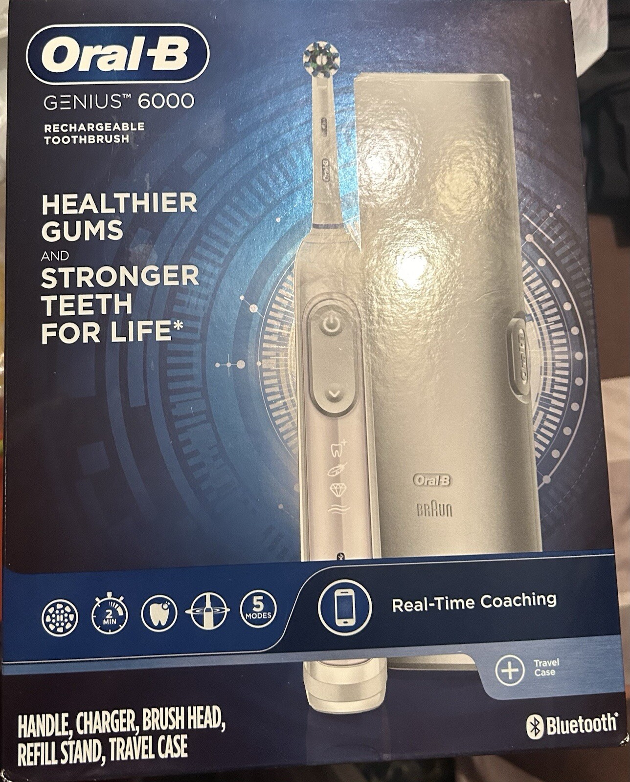 Oral B Genius 6000 Toothbrush Coaching 5 Mode D701.515.5X