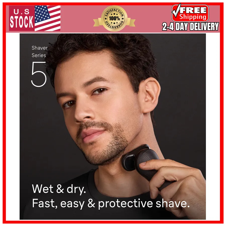 Braun Series 5 Electric Shaver for Men with Beard Trimmer Model 5118s