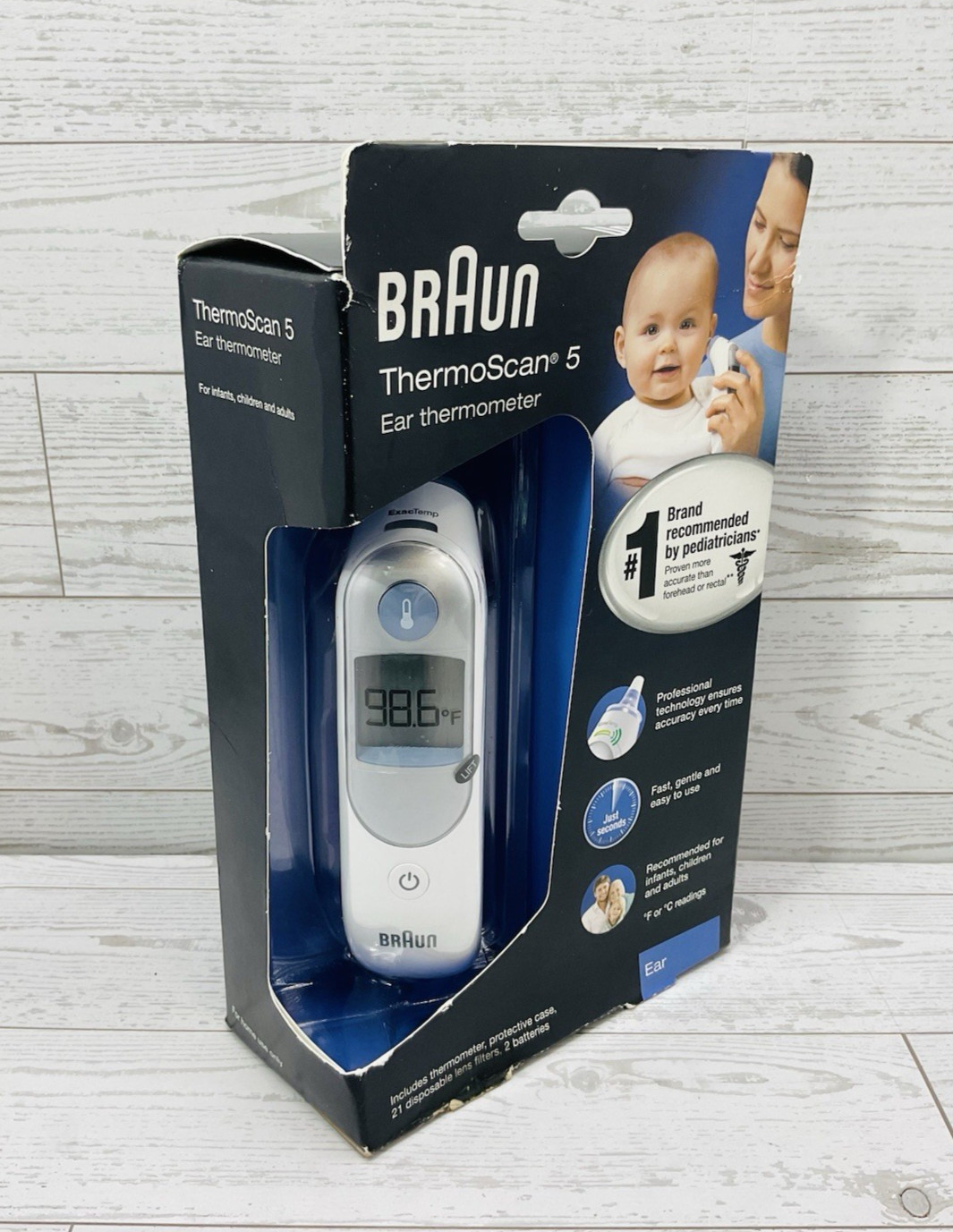 Braun ThermoScan 5 Ear Thermometer Model IRT6500 Brand New