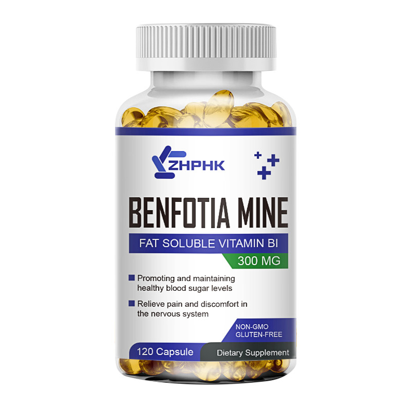 Benfotiamine Capsules 300mg Fat Soluble Thiamine Vitamin B1 NON-GMO,Gluten Free