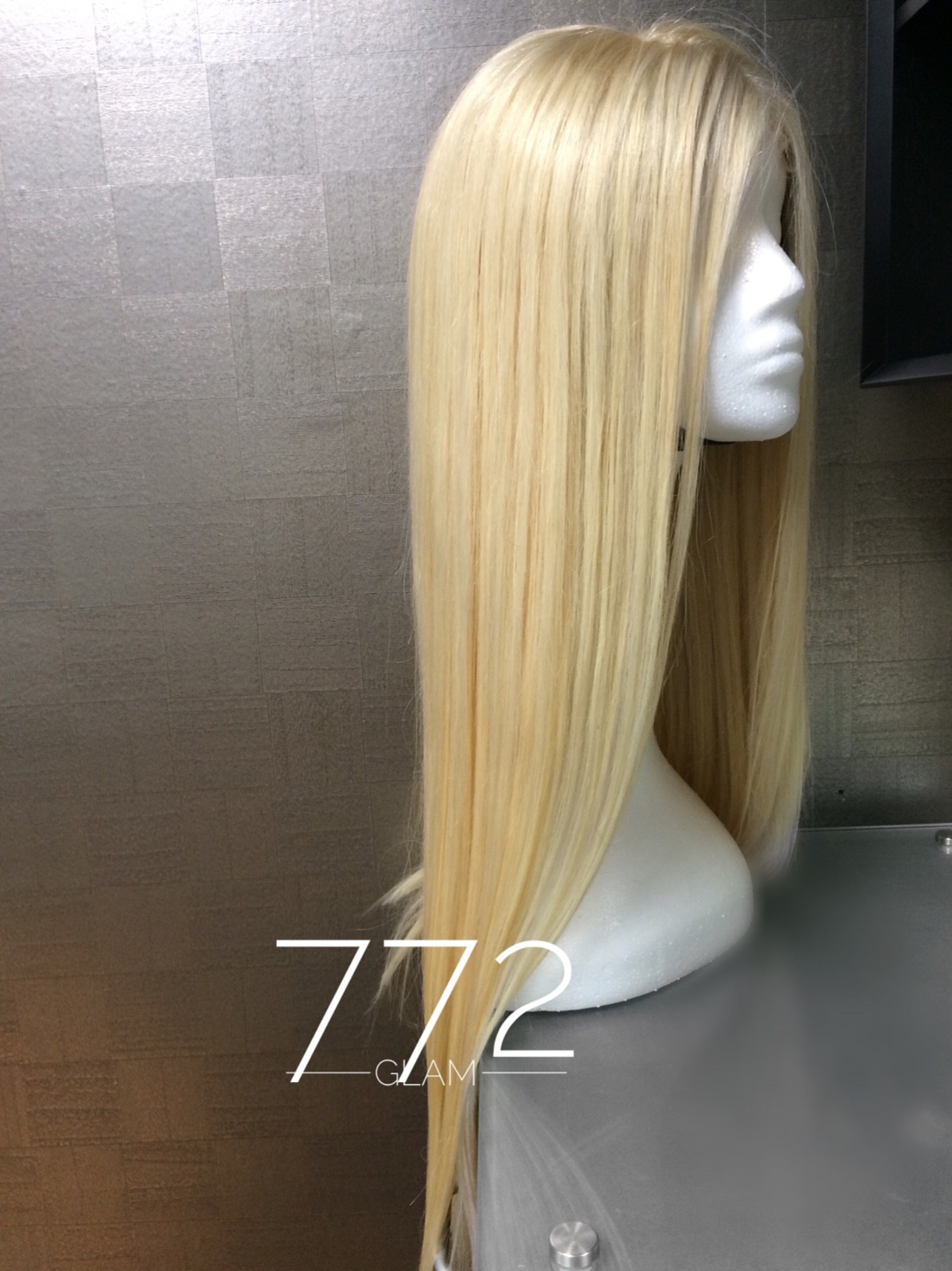 772glam 22″ Russian / Slavic Blonde Human Hair Medical Wig Unit 